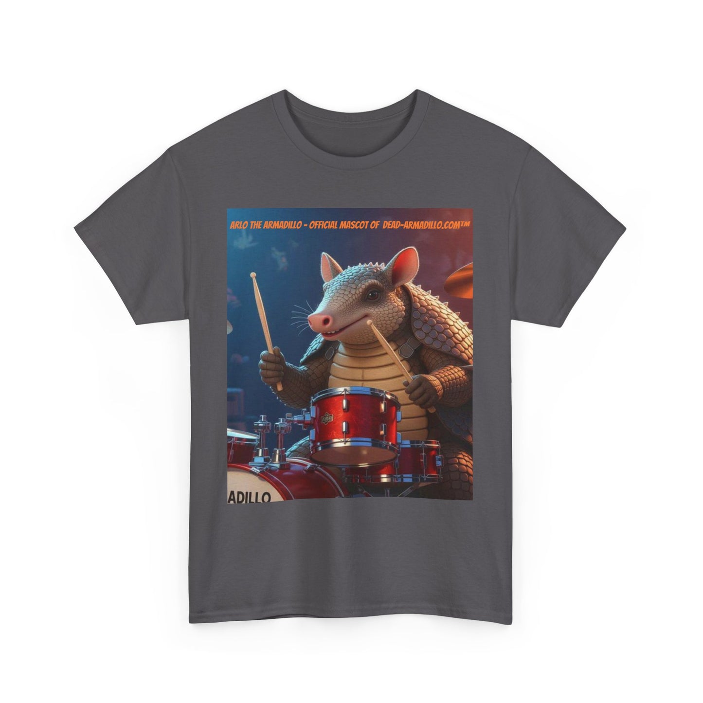 Arlo the Drumming Armadillo | Official Business Mascot | T-Shirt