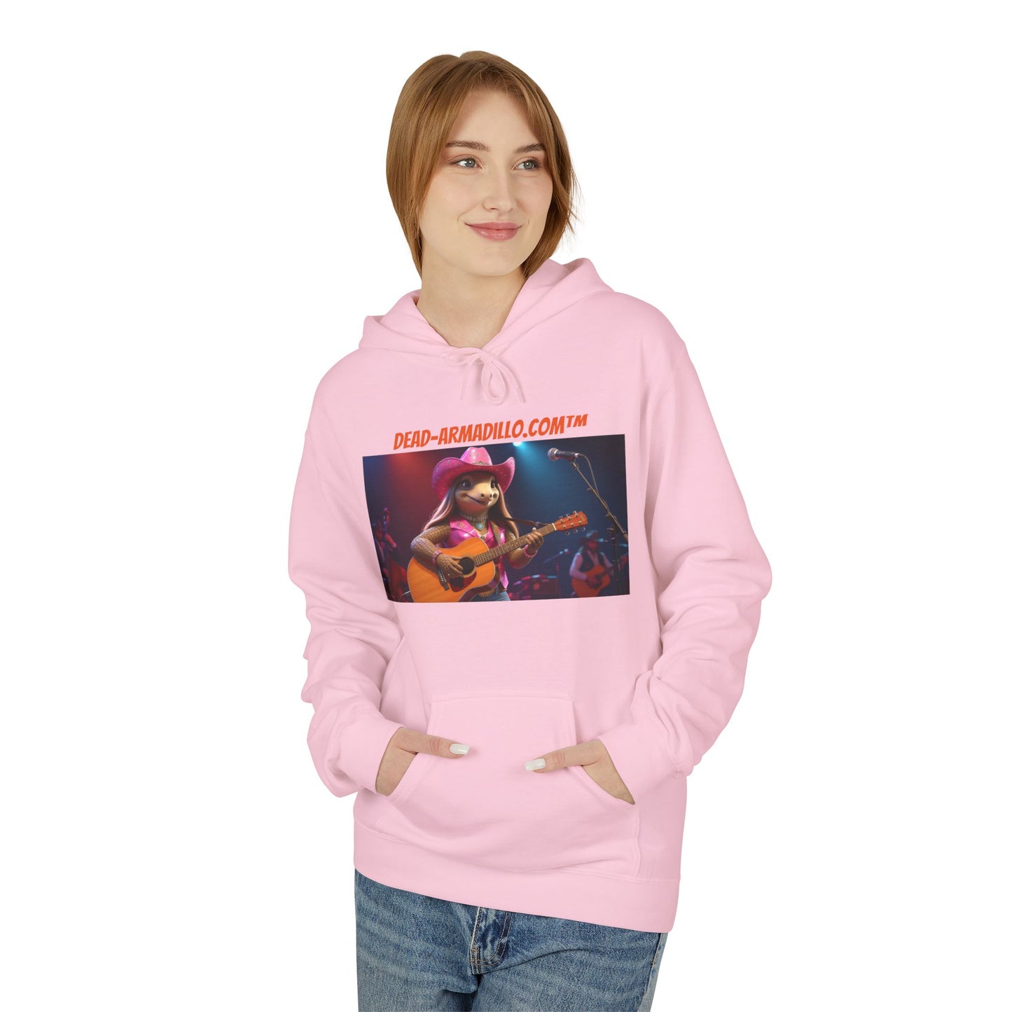 Custom Fleece Hoodie | created by Dead-Armadillo.com™ | Unisex Midweight | Adult Sized | Softstyle Fleece Hoodie