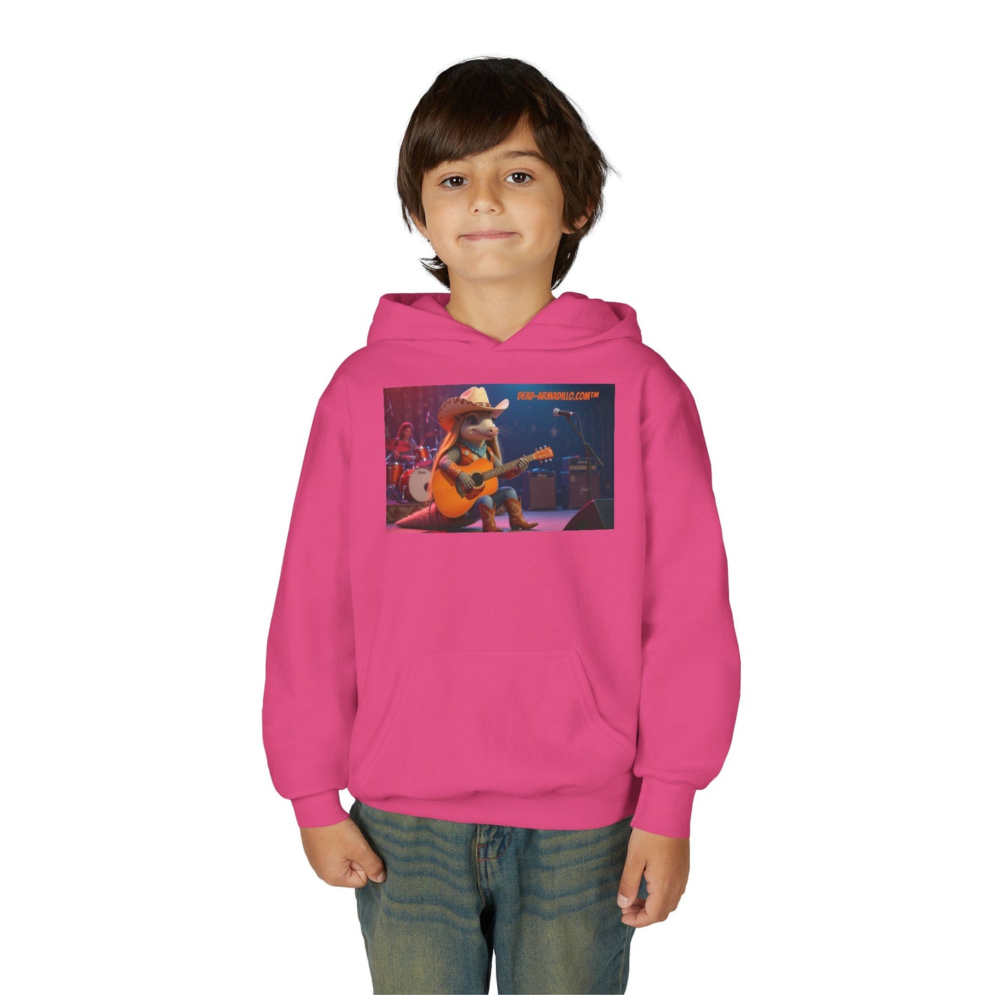 Custom Fleece Hoodie | created by Dead-Armadillo.com™ | Unisex Midweight | Kids Sized | Softstyle Fleece Hoodie