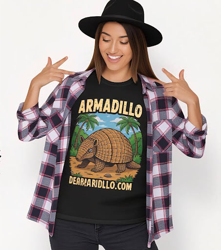 Desert Drifters - HER EDITION | Armadillo Biker T-Shirt | Dead-Armadillo.com