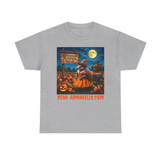 Halloween Armadillo Tee | Women's | Quirky Fall Season Shirt | Unisex Heavy Cotton Tee | Adult Sizes