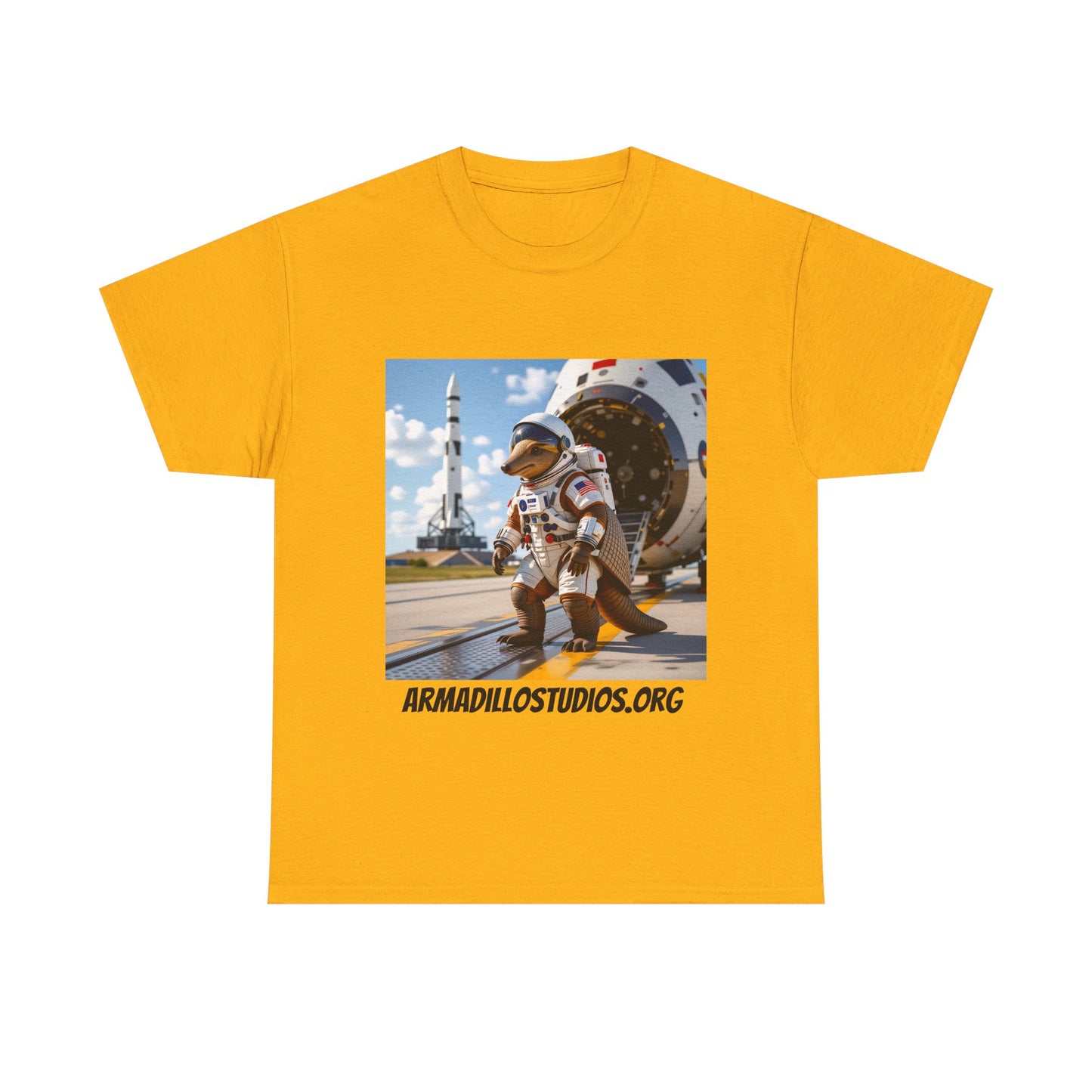 Astronaut Armadillo T-Shirt | ArmadilloStudios.org  | Space Collection