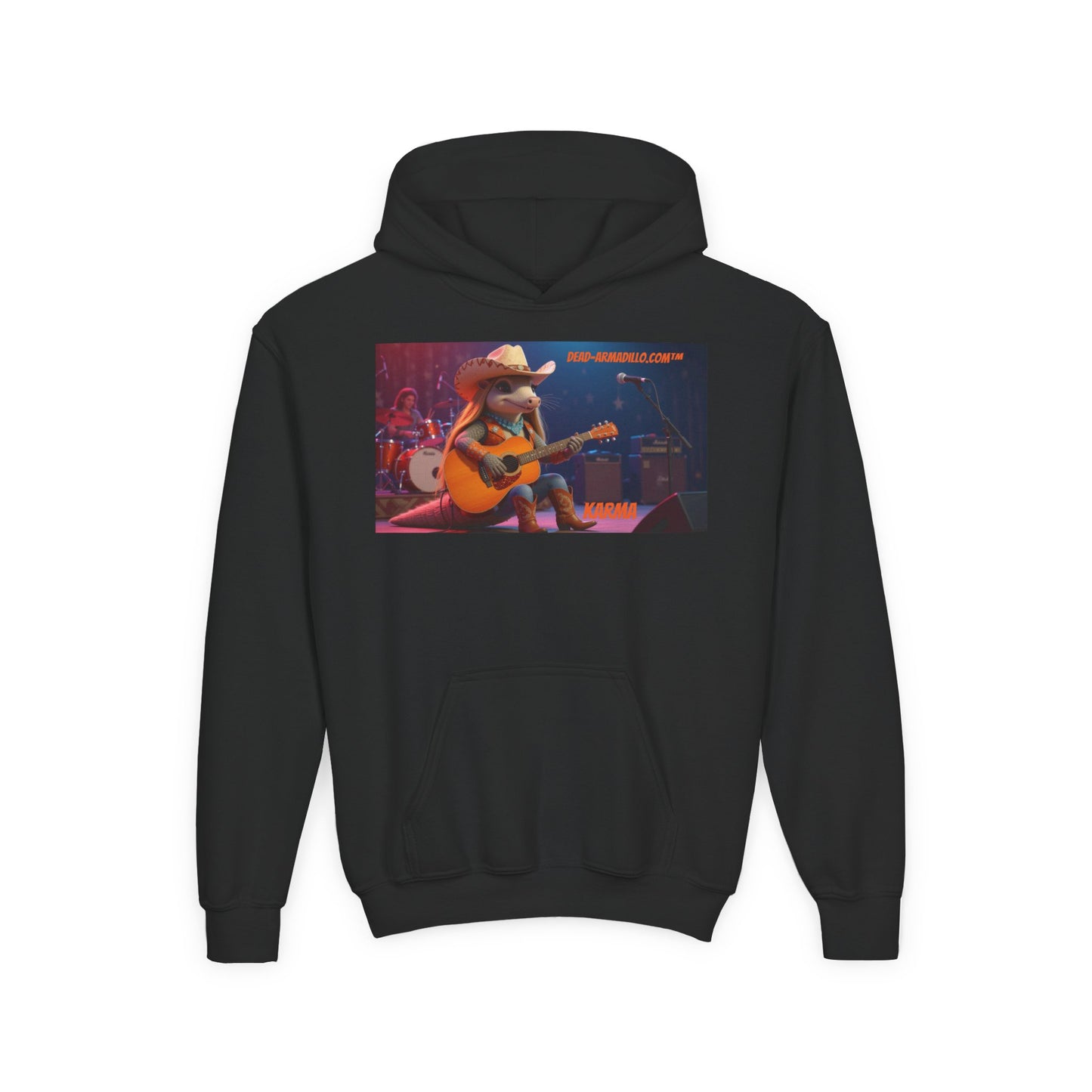 Sudadera con capucha de polar personalizada | creada por Dead-Armadillo.com™ | Unisex, peso medio | Talla infantil | Sudadera con capucha de polar suave