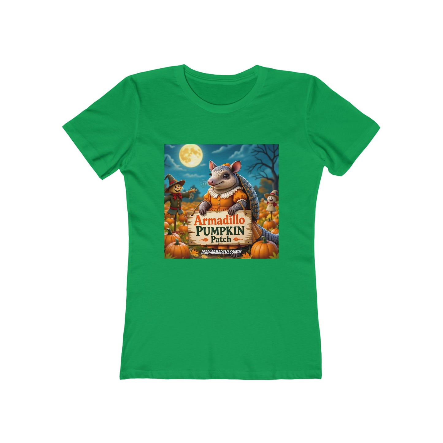 Armadillo Pumpkin Patch Halloween Tee | Dead-Armadillo.com™