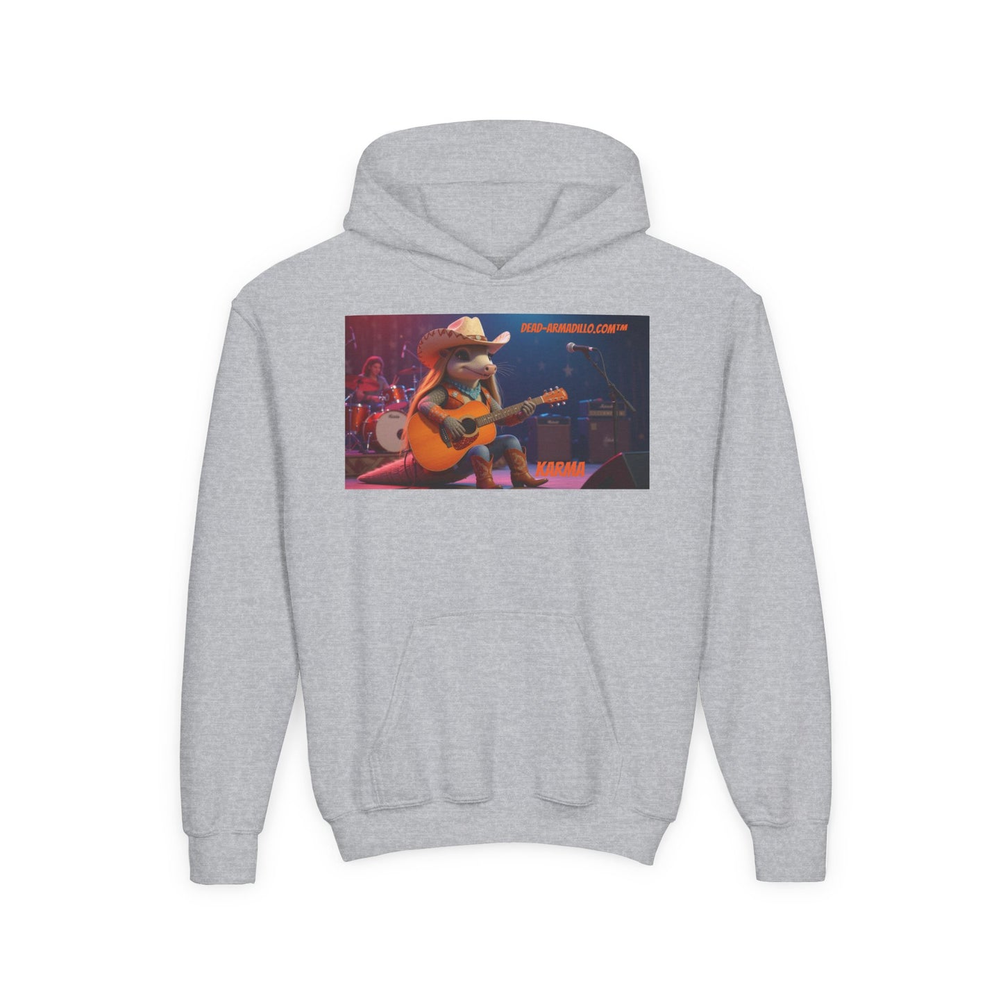 Sudadera con capucha de polar personalizada | creada por Dead-Armadillo.com™ | Unisex, peso medio | Talla infantil | Sudadera con capucha de polar suave