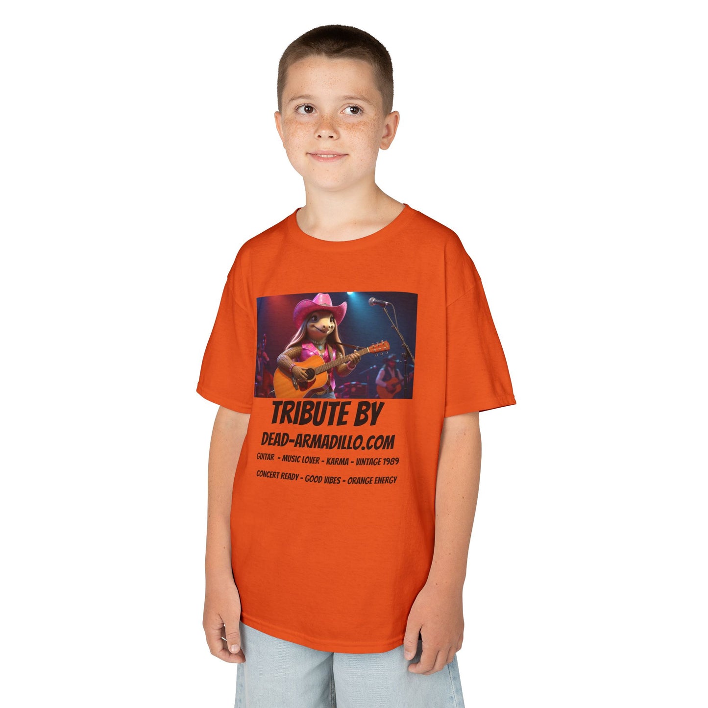"Kids Tribute | Fun Concert Shirt | Music Lover Gift | Birthday Celebration Attire | Casual Kids-wear | Gildan 5000B"