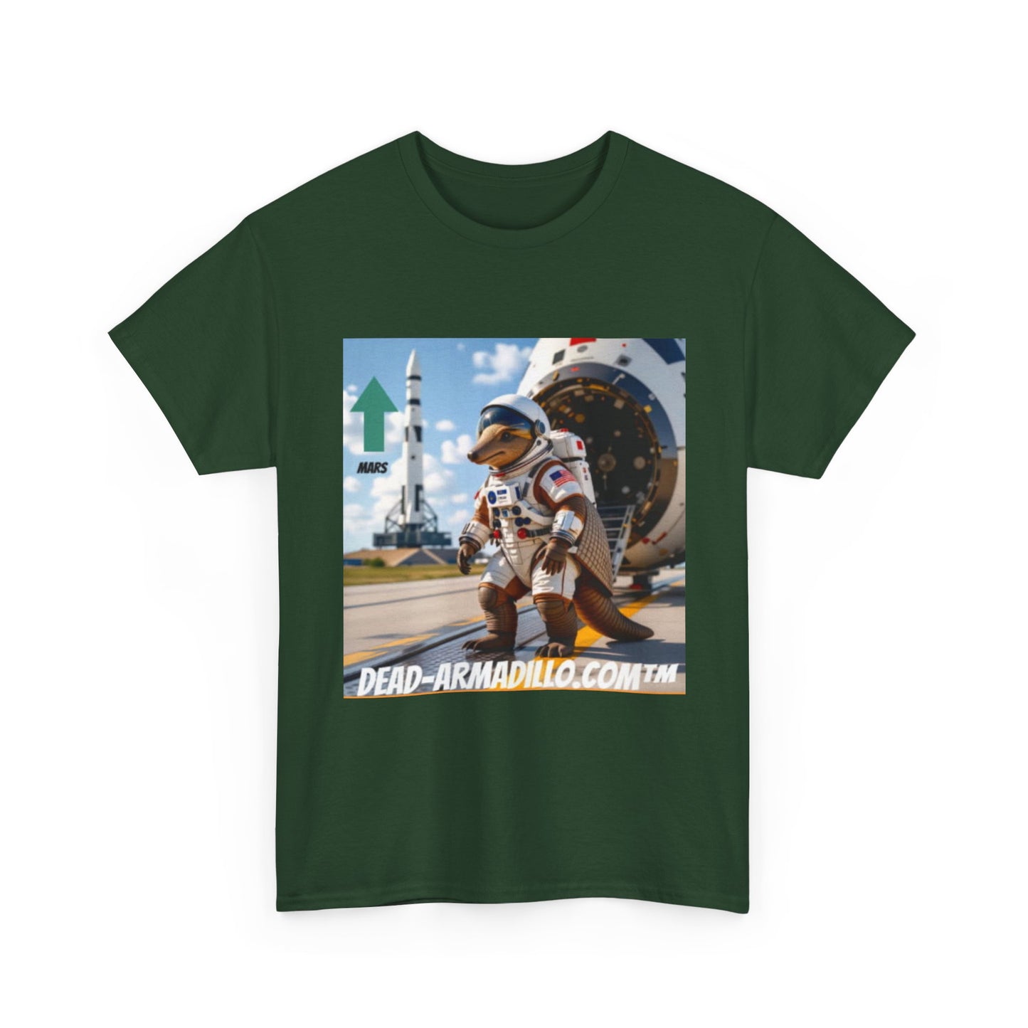 Astronaut Armadillo T-Shirt | Dead-Armadillo.com Space Collection