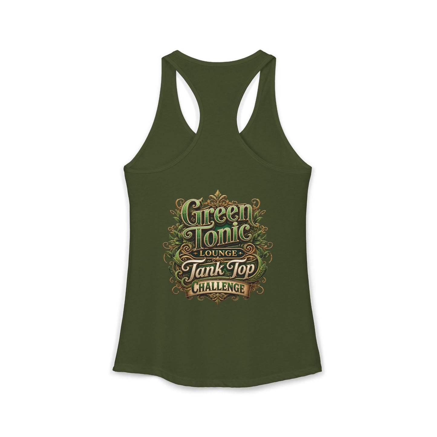 Women's Ideal Racerback Tank |  2 sided image Armadillo Studios™