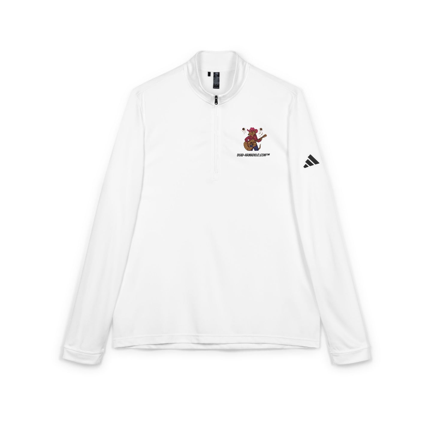 Custom Embroidered | Adidas Quarter-Zip Pullover | Karma Tribute | Activewear | Dead-Armadillo.com™