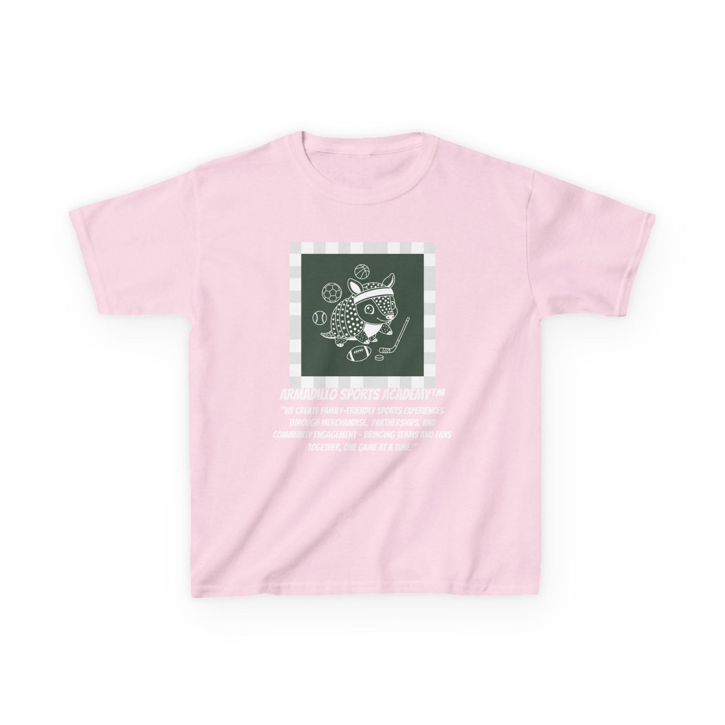 Kids Tee | Armadillo Sports Academy | Youth T-Shirt | Learn your Sport
