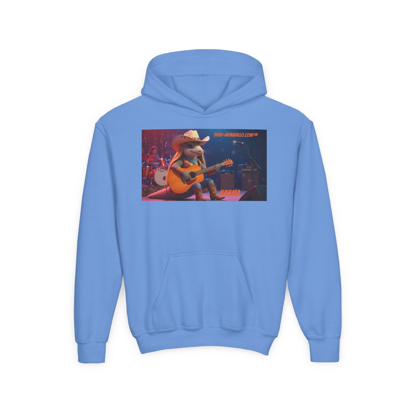 Sudadera con capucha de polar personalizada | creada por Dead-Armadillo.com™ | Unisex, peso medio | Talla infantil | Sudadera con capucha de polar suave
