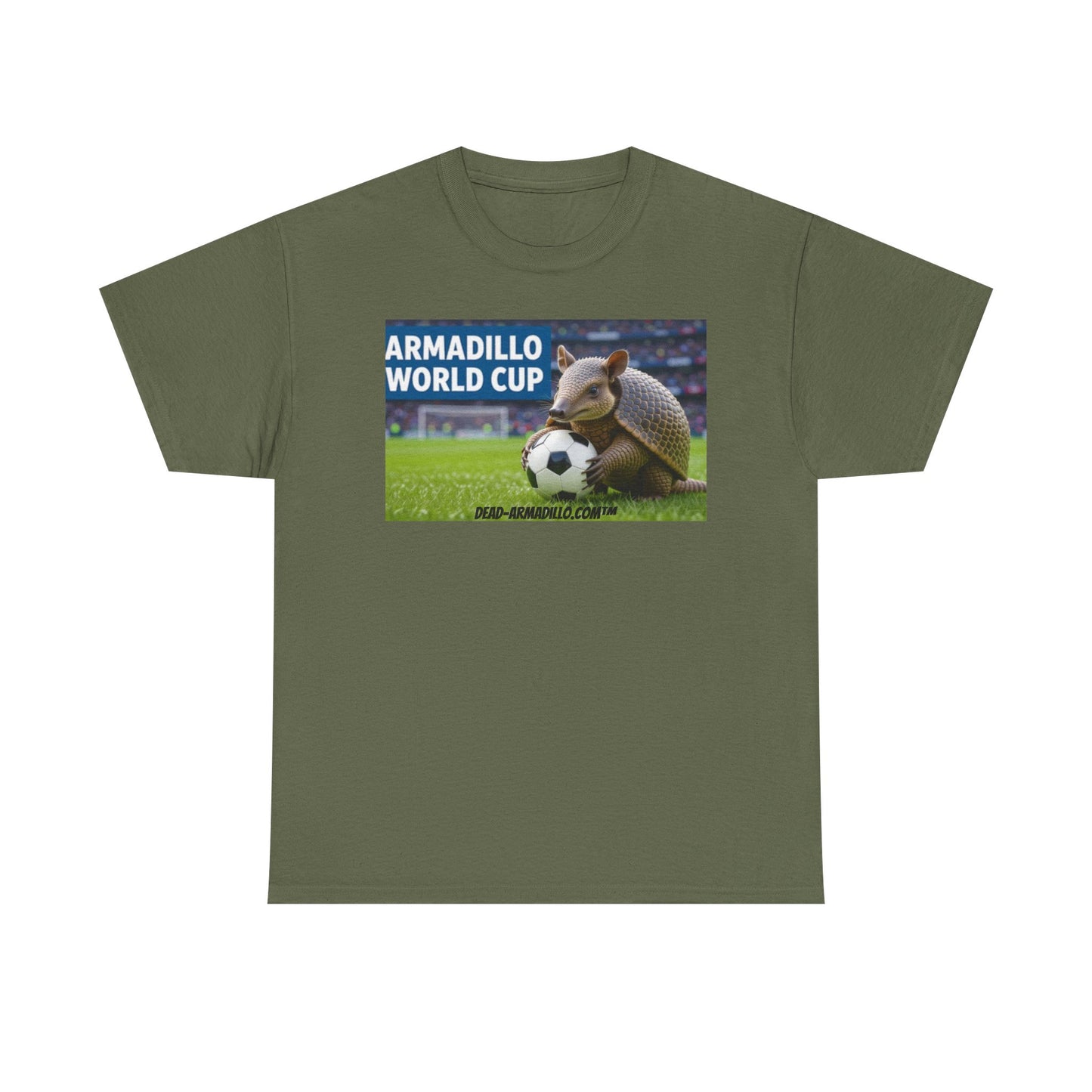 Armadillo Soccer pic | The Center| World Cup Bound |Funny Soccer Shirt | Sports Fan Apparel | Unique T-Shirt
