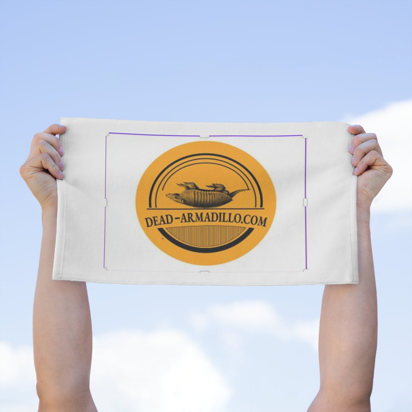 Rally Towel — Dead-Armadillo Logo Sports & Game Day Towel (11x18)