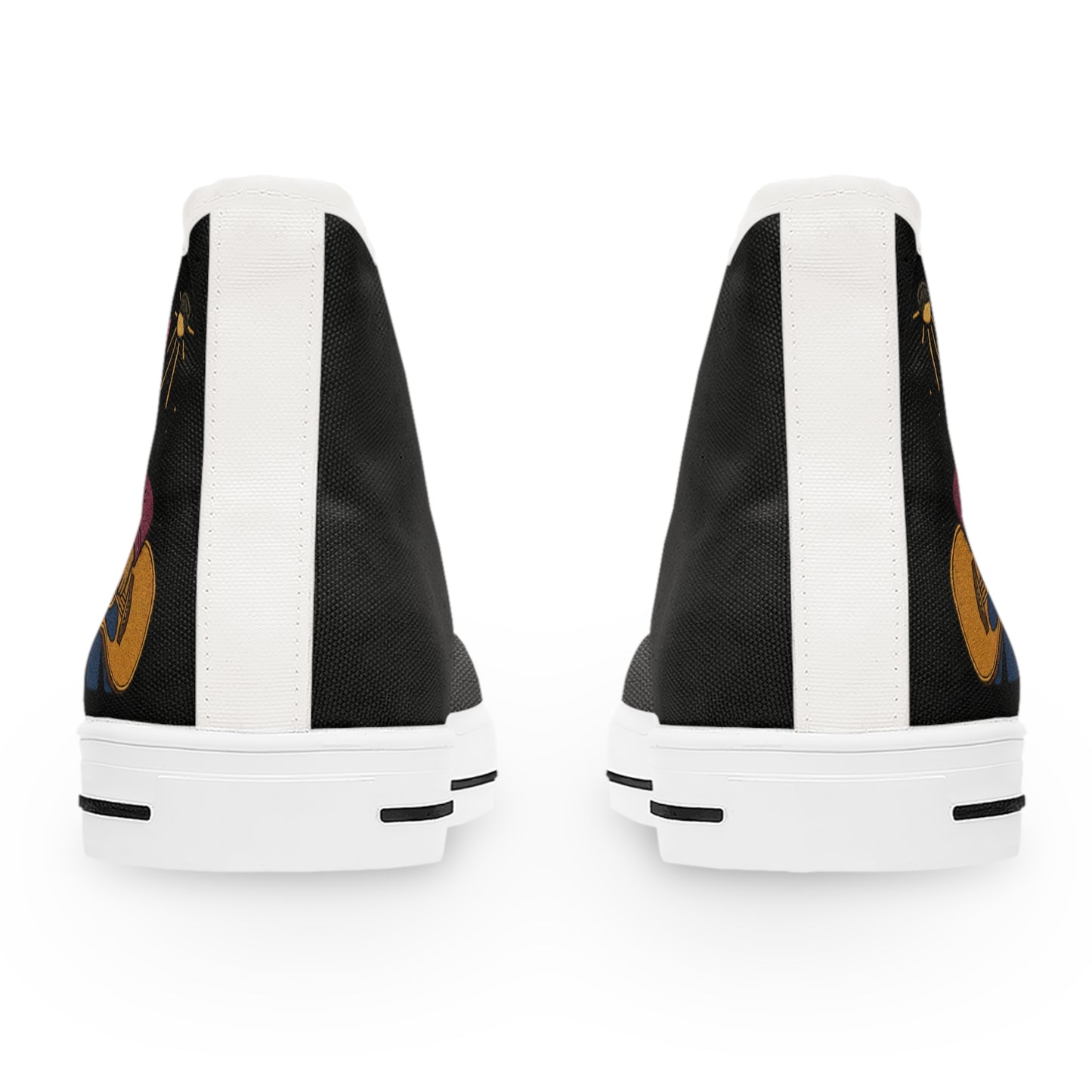 Karma the Armadillo | High Top Sneakers | Custom Embroidered Women's Footwear | Armadillostudios | Character Collection