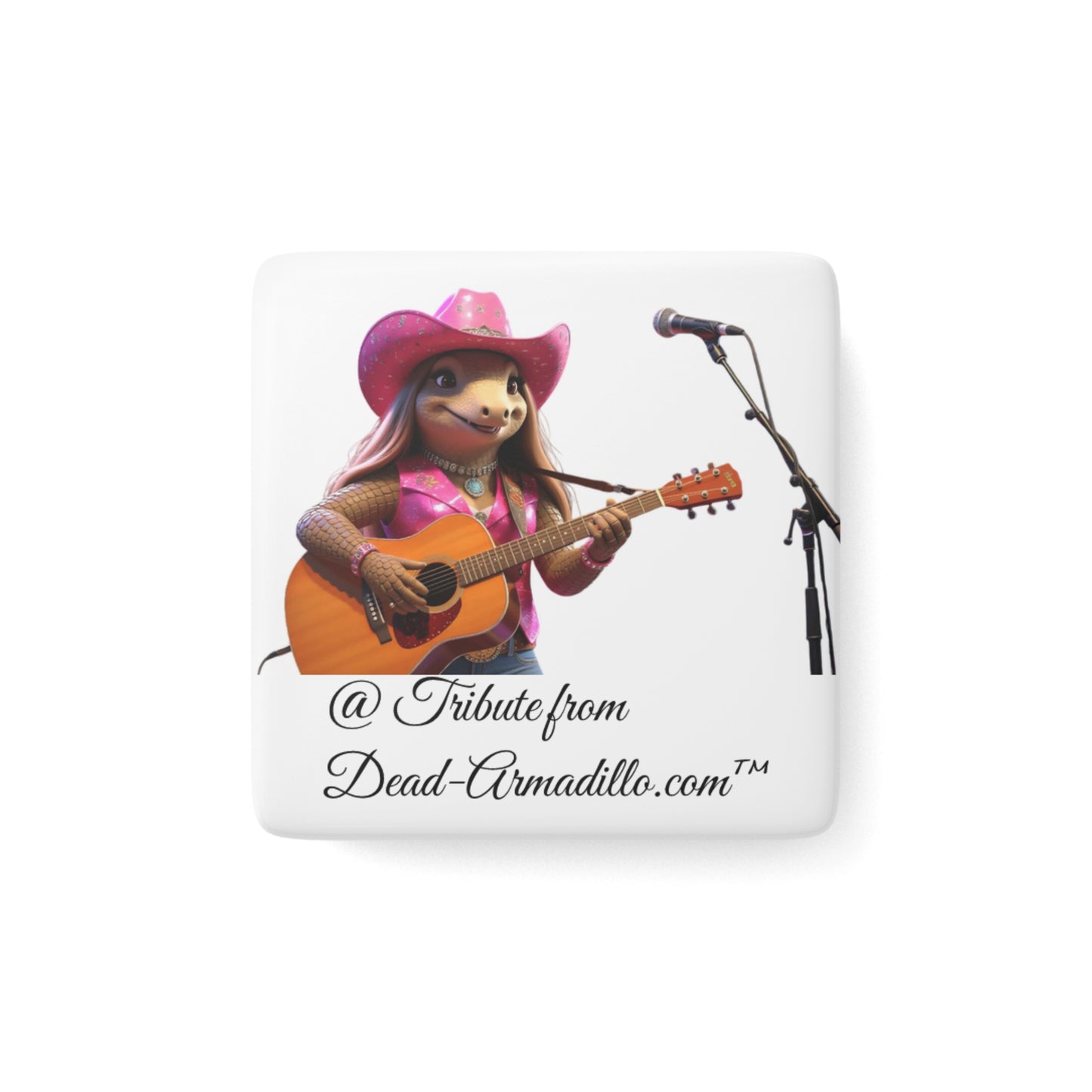 KARMA Movie Launch Tribute Magnet | Dead-Armadillo.com Collectible | Premium Fridge Magnet