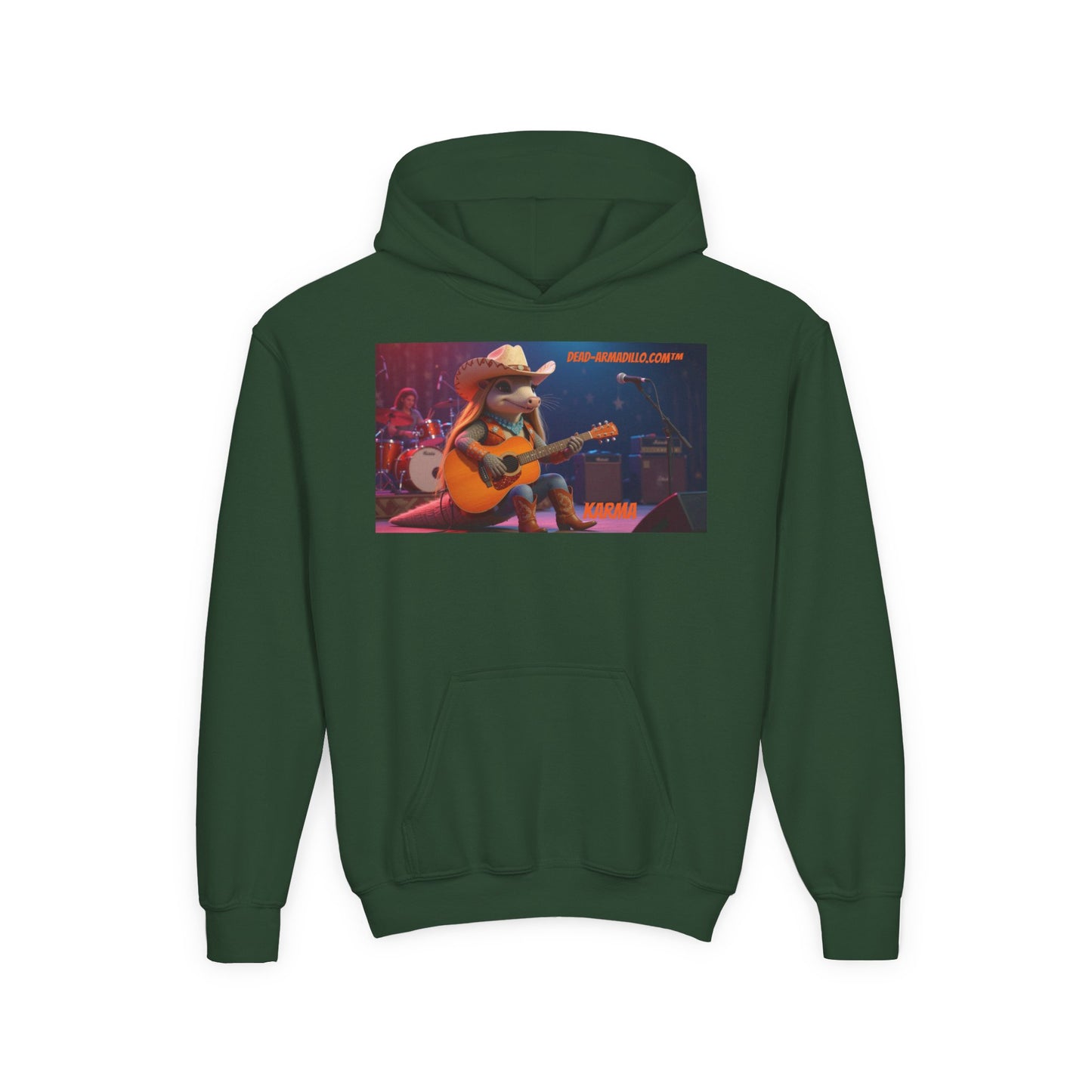 Sudadera con capucha de polar personalizada | creada por Dead-Armadillo.com™ | Unisex, peso medio | Talla infantil | Sudadera con capucha de polar suave
