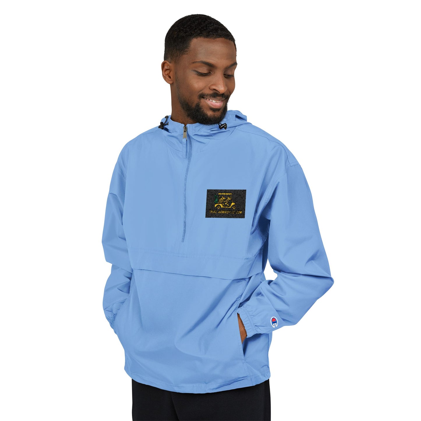 Anorak Jacket | Champion 1720TU | Custom Embroidered | Golf themed | Dead-Armadillo.com™