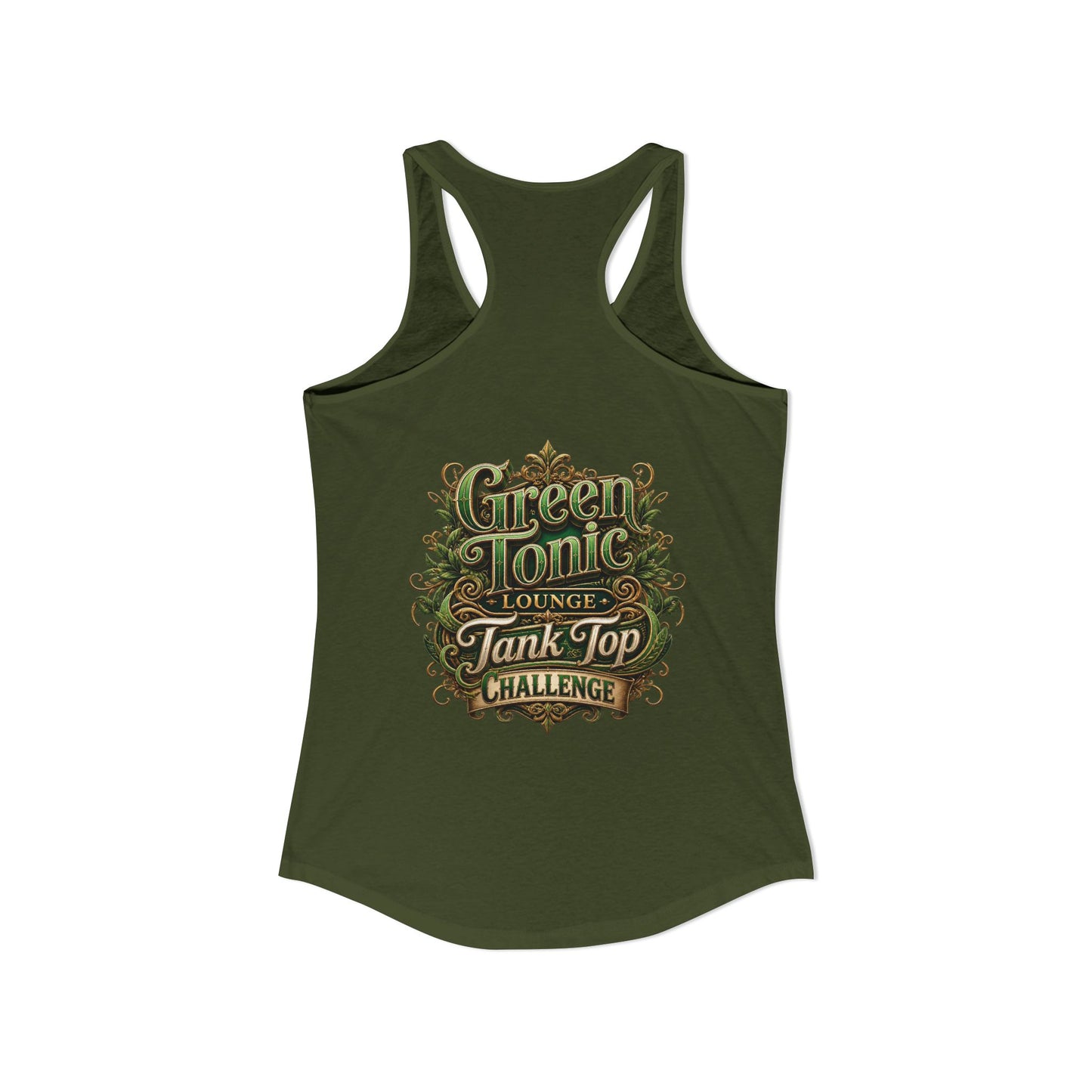 Women's Ideal Racerback Tank |  2 sided image Armadillo Studios™