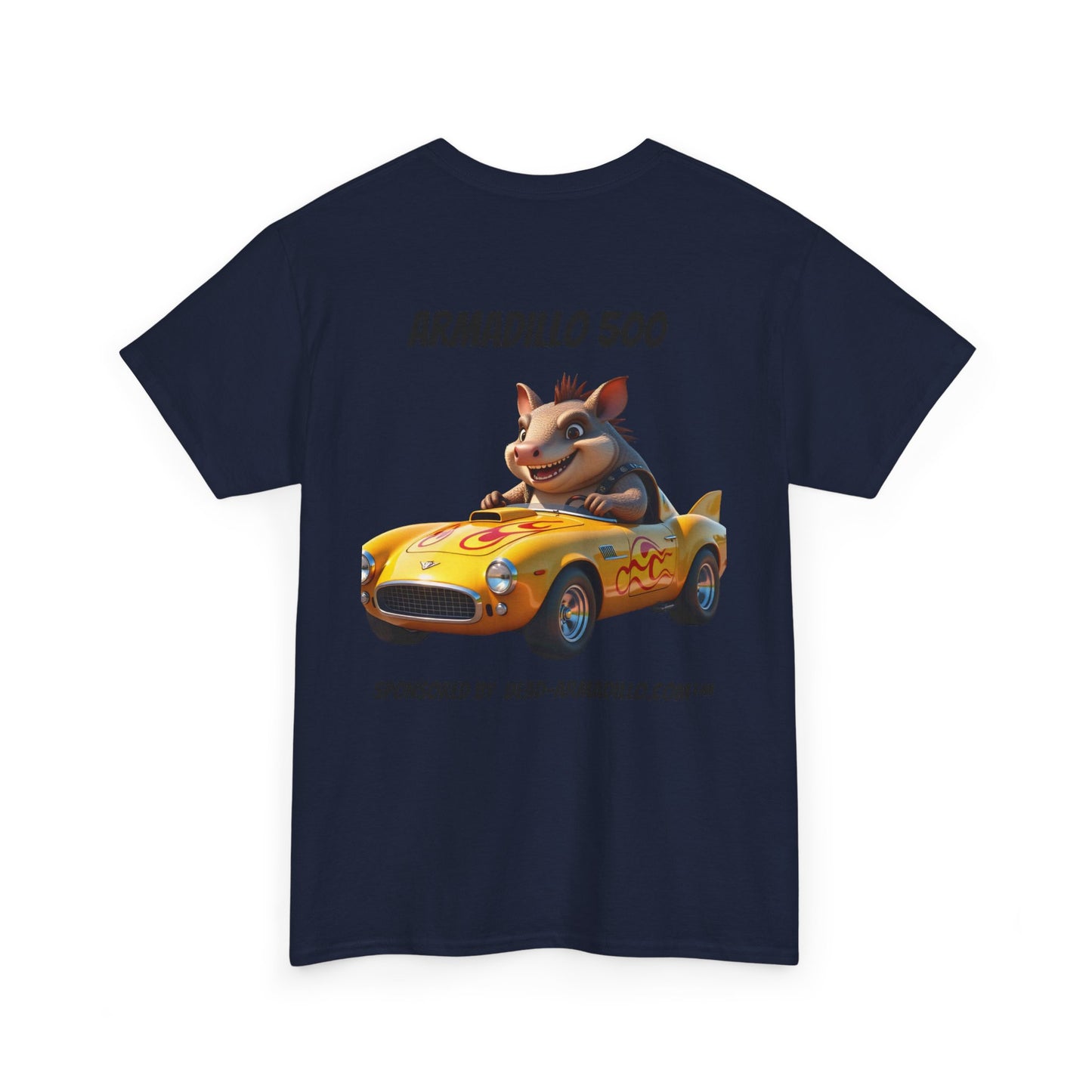Dead-Armadillo.com | Car Racing Team | Fun Gift for Car Lovers | Unisex Cotton Shirt for Birthdays, Casual Wear, Road Trip Tee
