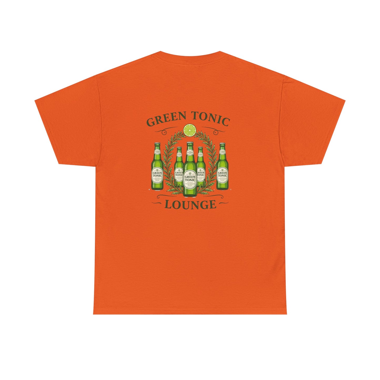 Green Tonic Lounge Tee | Back of Shirt Graphic Design