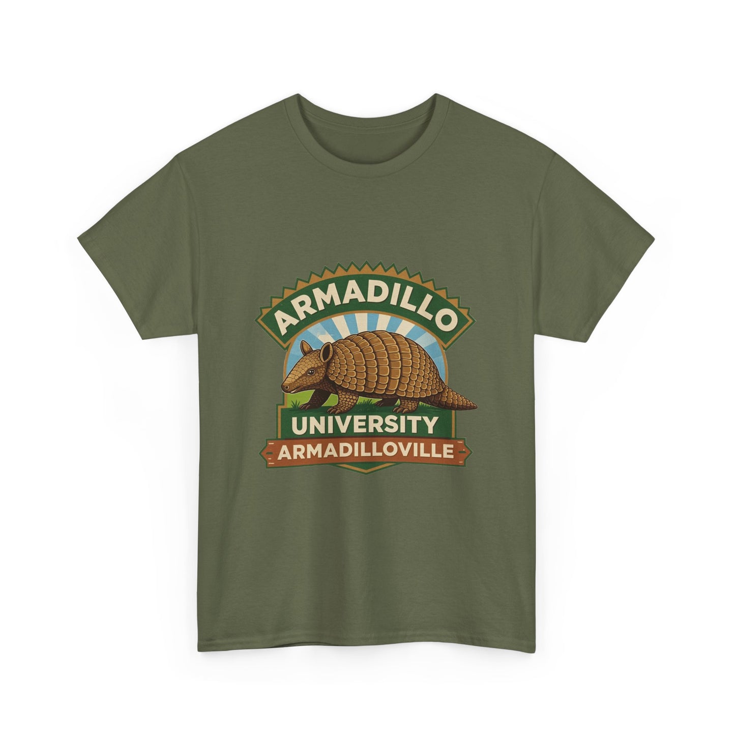 Unisex | Armadillo University Tee | Armadilloville | Custom Armadillo | College Shirt