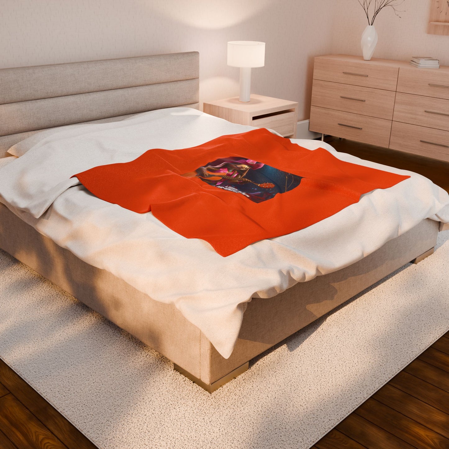 119 dpi   Velveteen Plush Blanket — 'A Tribute from Dead-Armadillo.com' Concert Graphic Throw