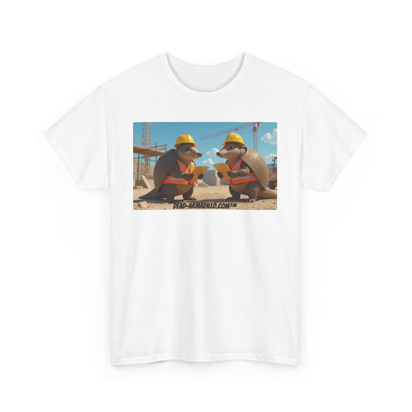 Tribute to the Builders | On the Job Site | Custom made Tees by  Dead-Armadillo.com™ | Hard Working