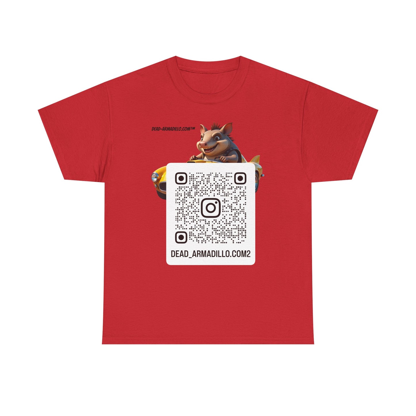 Dead-Armadillo.com™ | Unique Race Day Apparel | Funny Graphic | Cotton Shirt for Car Lovers
