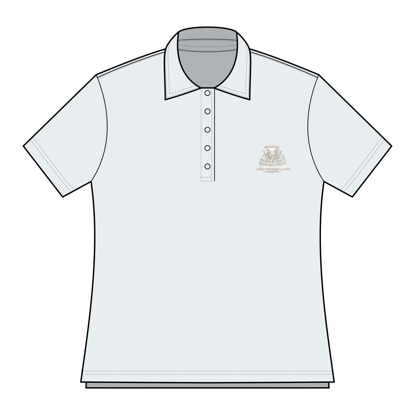 "Women's Polo Shirt | Golf Themed | Elegant Armadillo Embroidered | TravisMathew TM1WW001" Fall 2025 Release