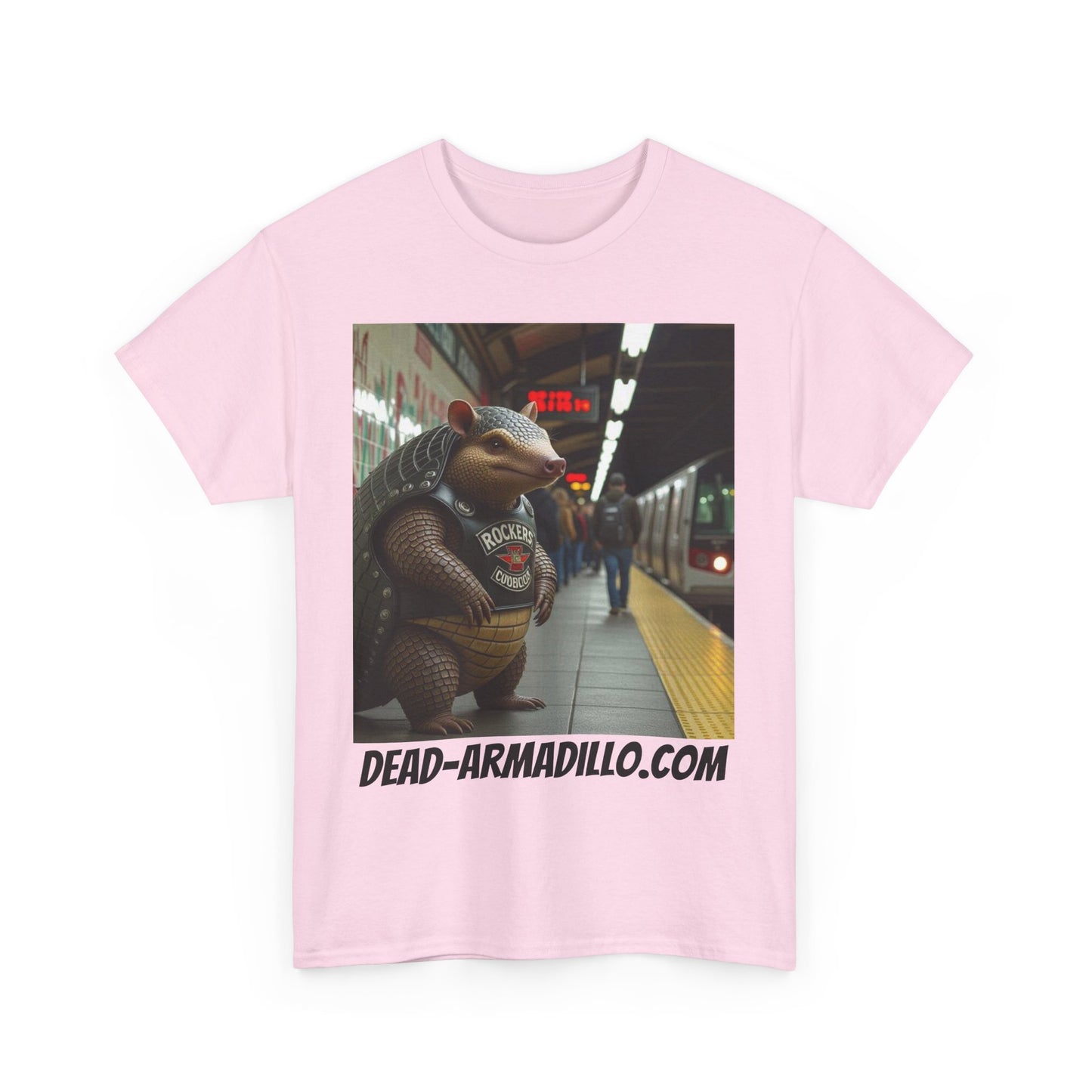 Graphic Tee | Armadillo Riding NYC Subway -| I Love New York | Quirky & Whimsical themed custom tees