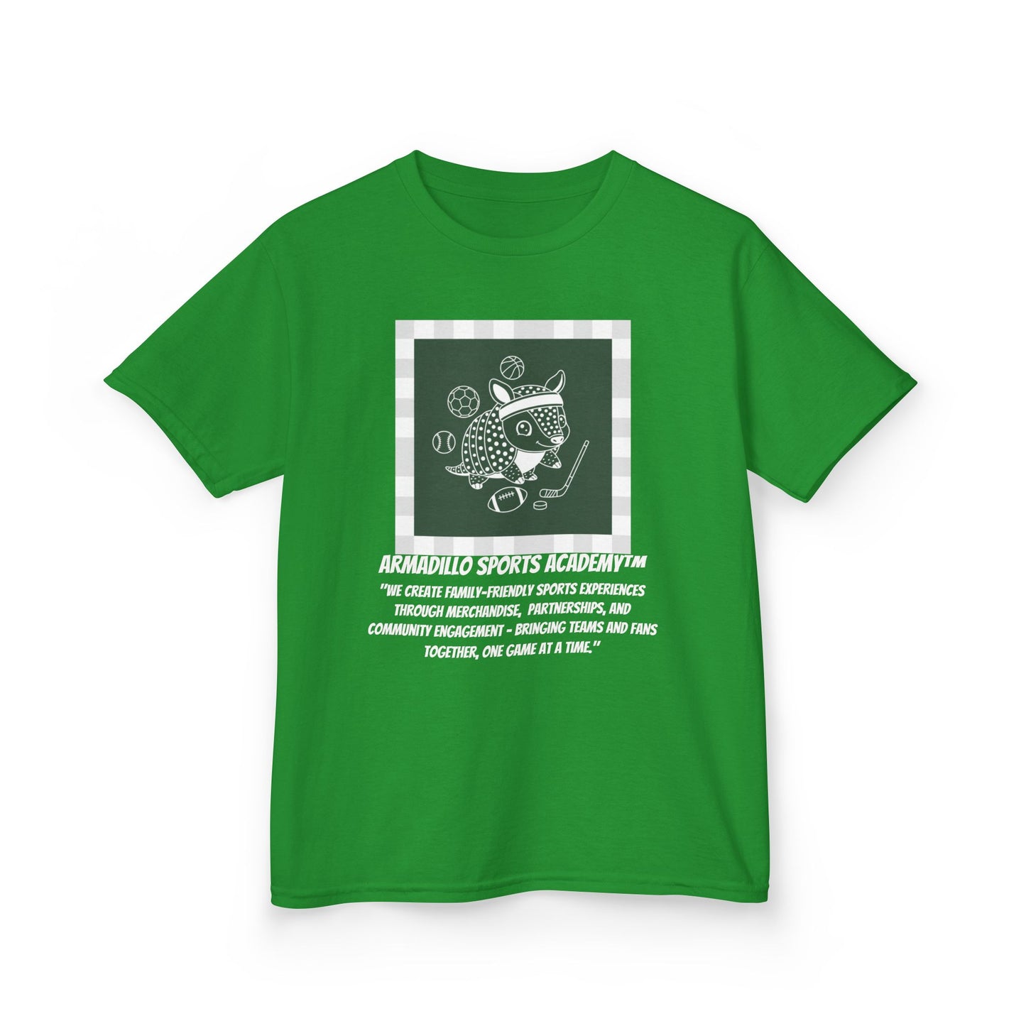 Kids Tee | Armadillo Sports Academy | Youth T-Shirt | Learn your Sport