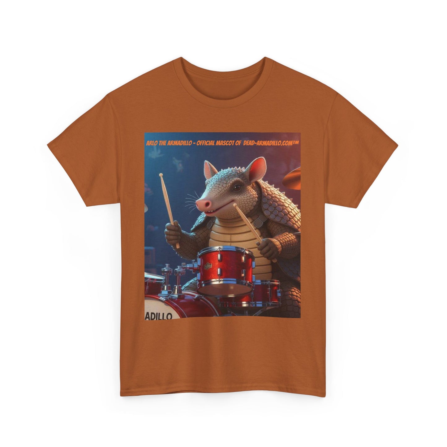 Arlo the Drumming Armadillo | Official Business Mascot | T-Shirt