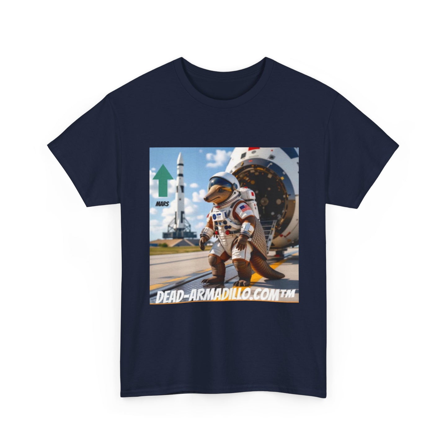 Astronaut Armadillo T-Shirt | Dead-Armadillo.com Space Collection