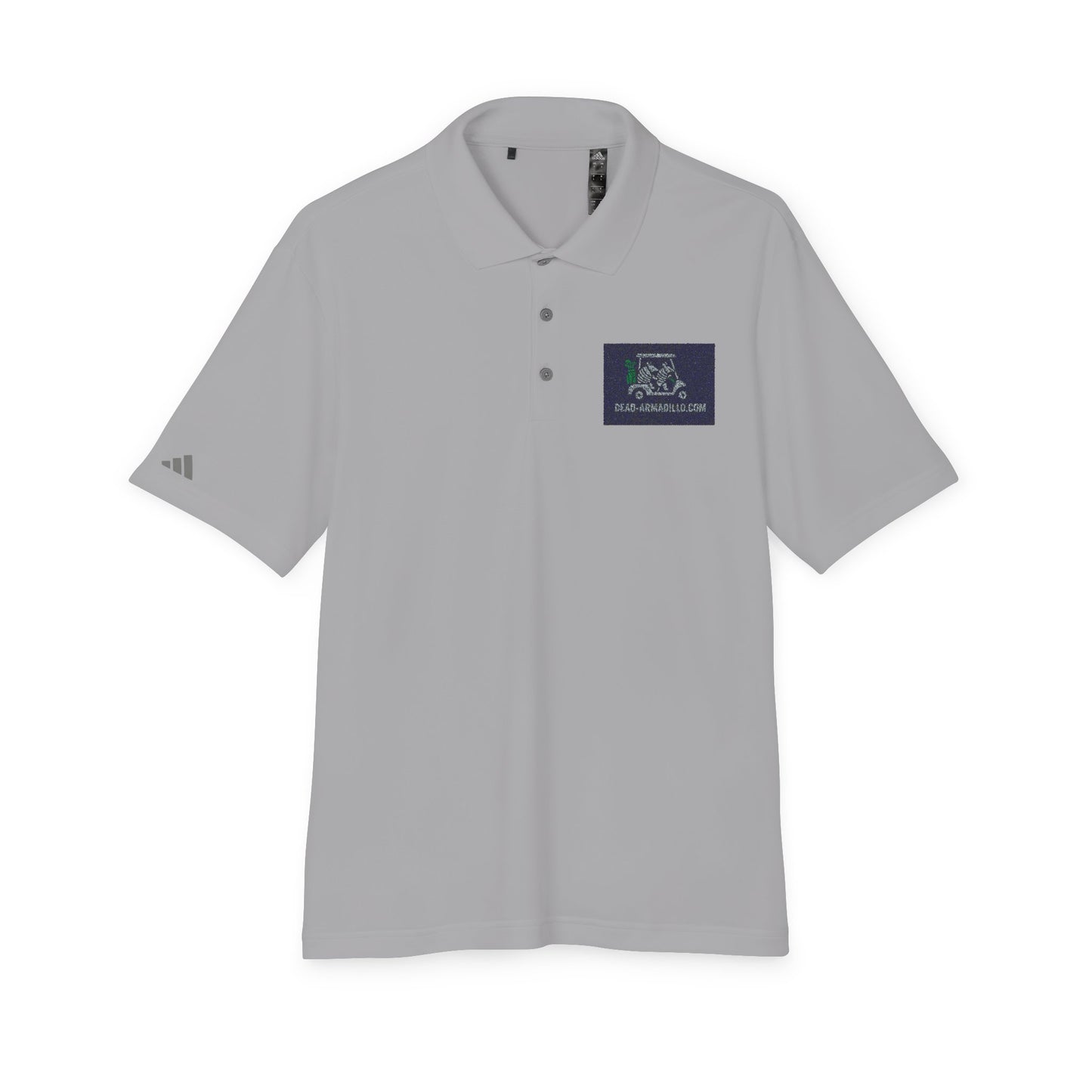 Polo Shirt - Armadillo Themed | Custom Embroidered Adidas | Unisex Golf Polo |