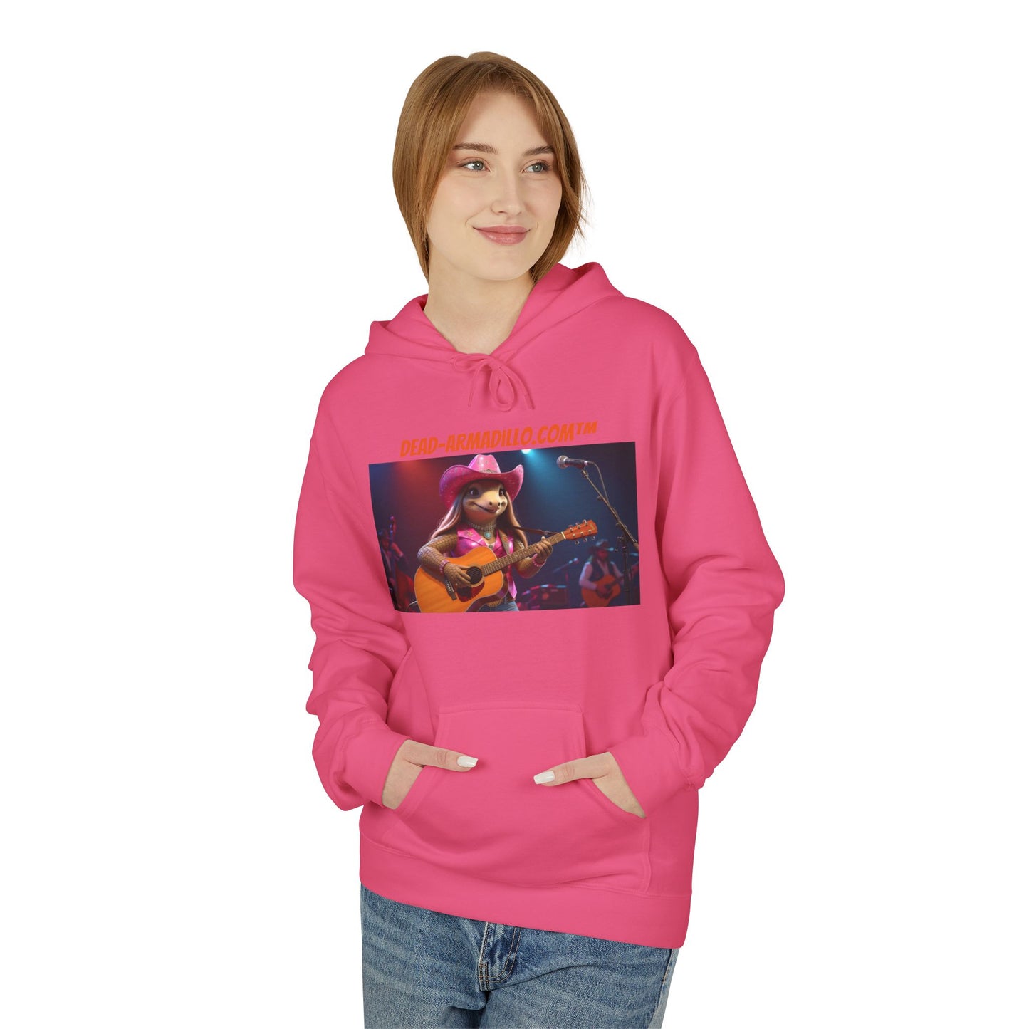Custom Fleece Hoodie | created by  Dead-Armadillo.com™  | Unisex Midweight | Adult Sized |  Softstyle Fleece Hoodie