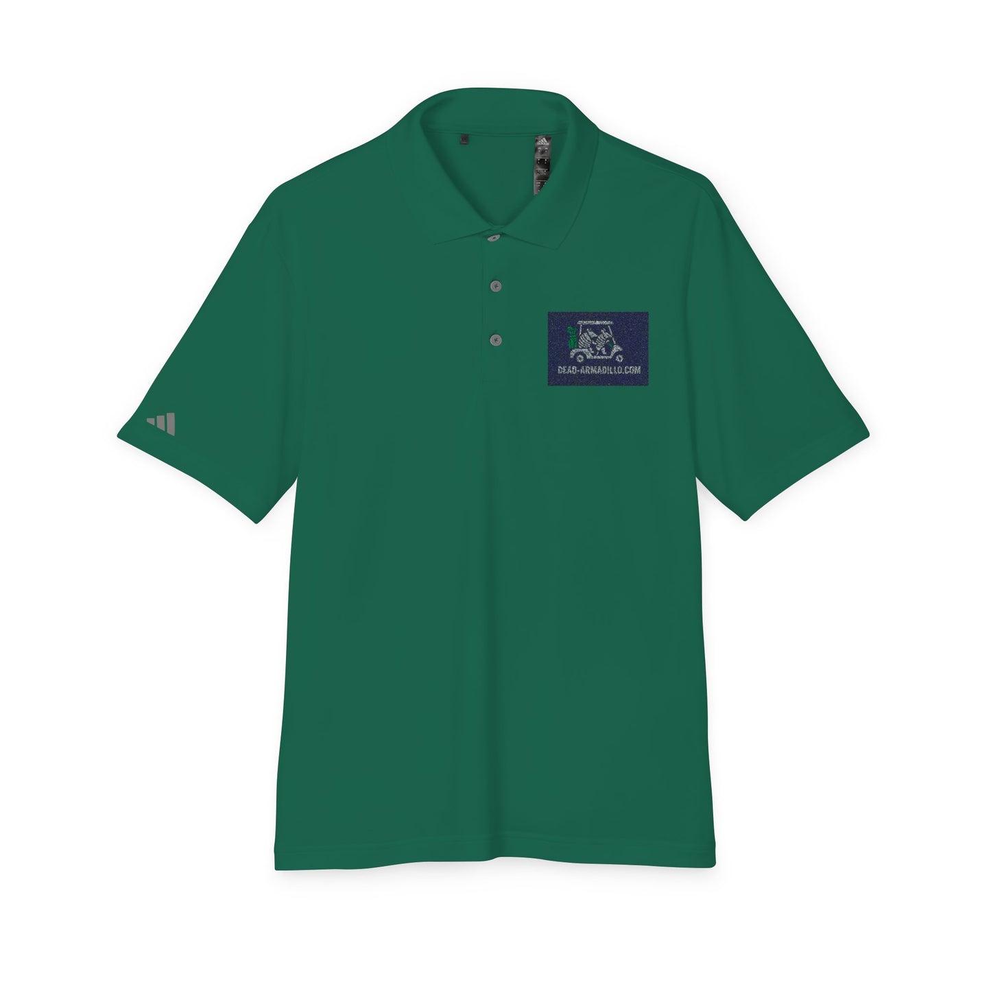 Polo Shirt - Armadillo Themed | Custom Embroidered Adidas | Unisex Golf Polo |