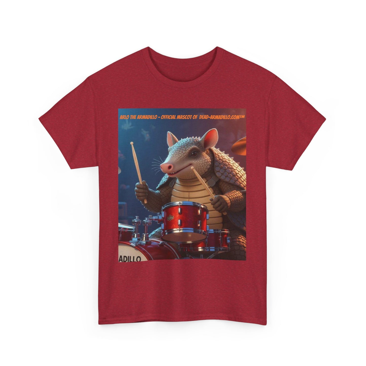 Arlo the Drumming Armadillo | Official Business Mascot | T-Shirt
