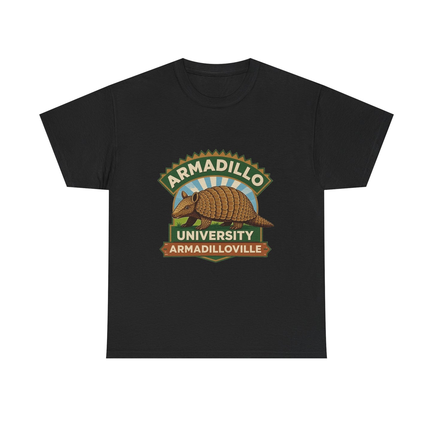 Unisex | Armadillo University Tee | Armadilloville | Custom Armadillo | College Shirt