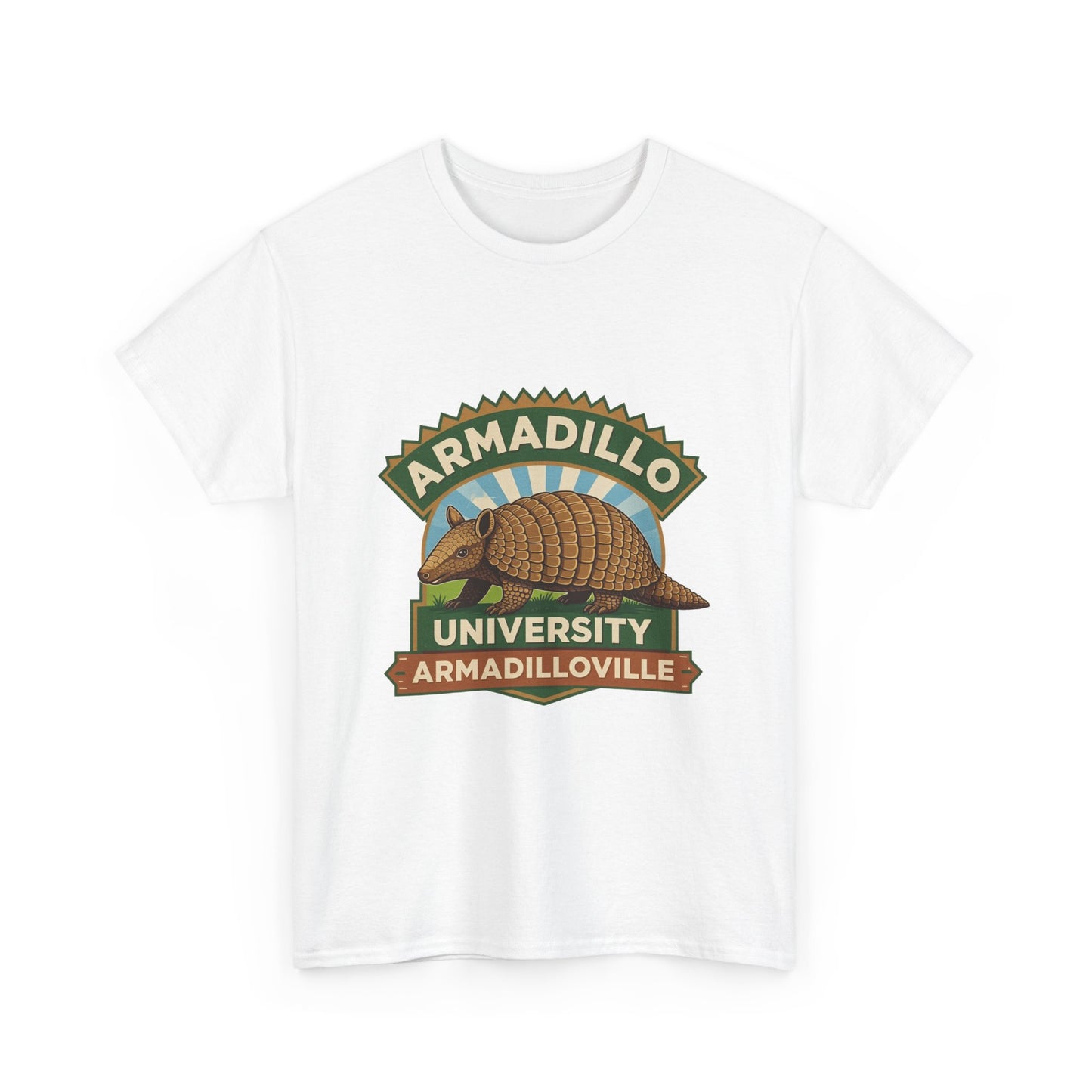 Unisex | Armadillo University Tee | Armadilloville | Custom Armadillo | College Shirt
