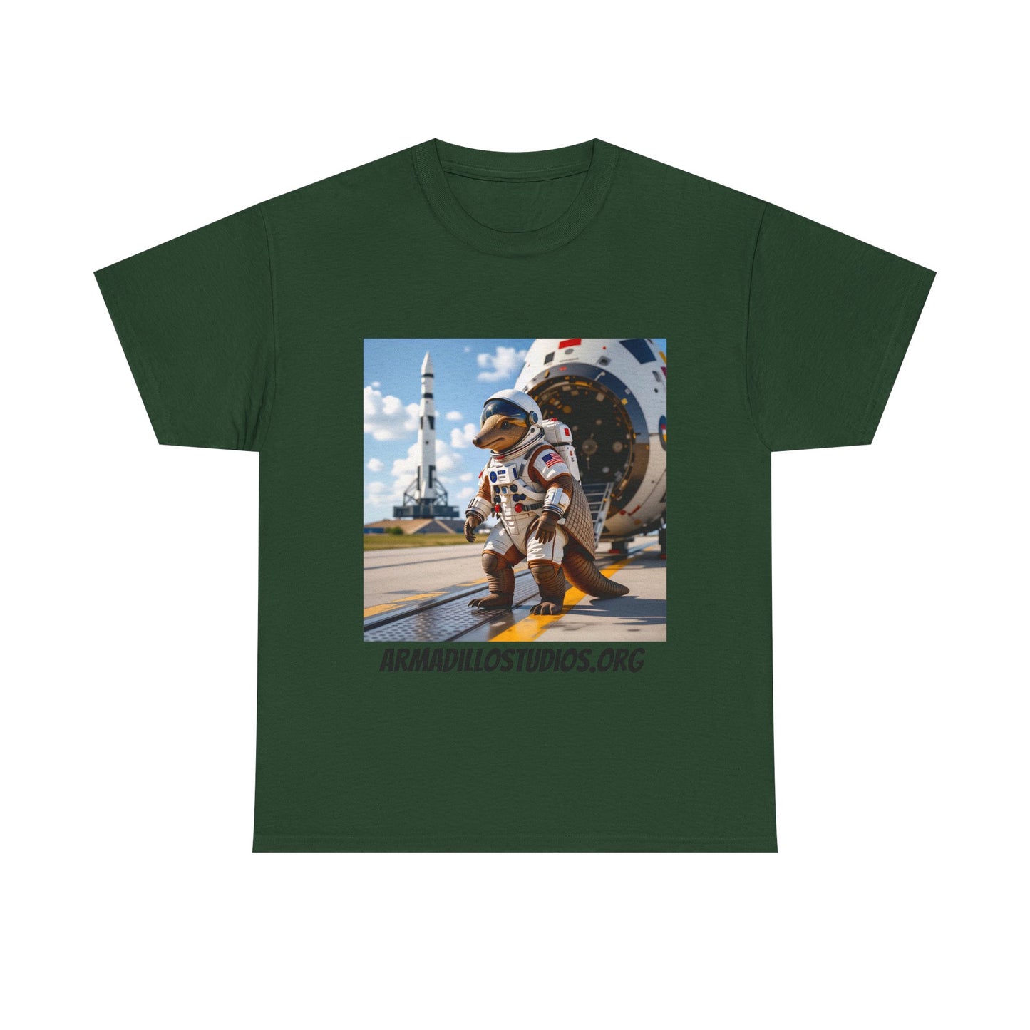 Astronaut Armadillo T-Shirt | ArmadilloStudios.org  | Space Collection