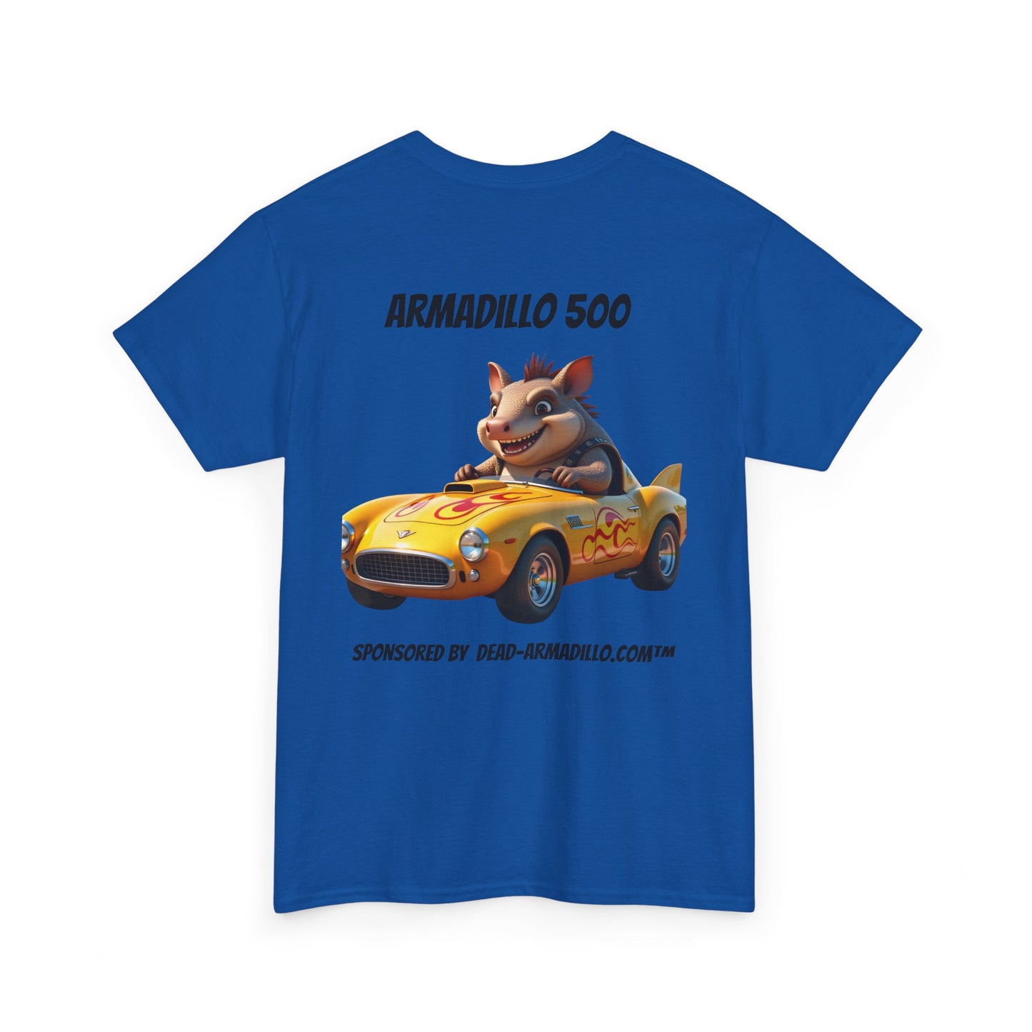 Dead-Armadillo.com | Car Racing Team | Fun Gift for Car Lovers | Unisex Cotton Shirt for Birthdays, Casual Wear, Road Trip Tee