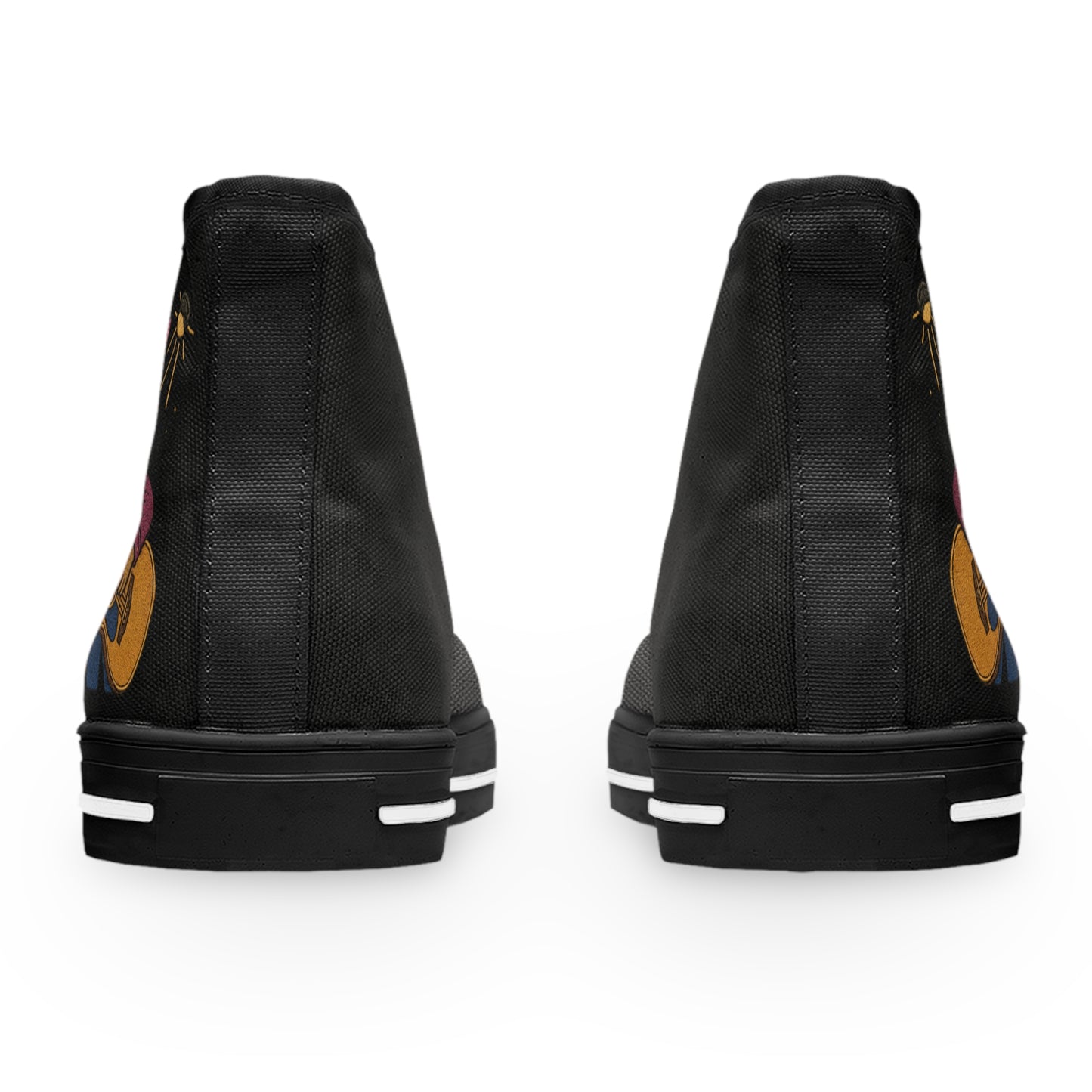Karma the Armadillo | High Top Sneakers | Custom Embroidered Women's Footwear | Armadillostudios | Character Collection