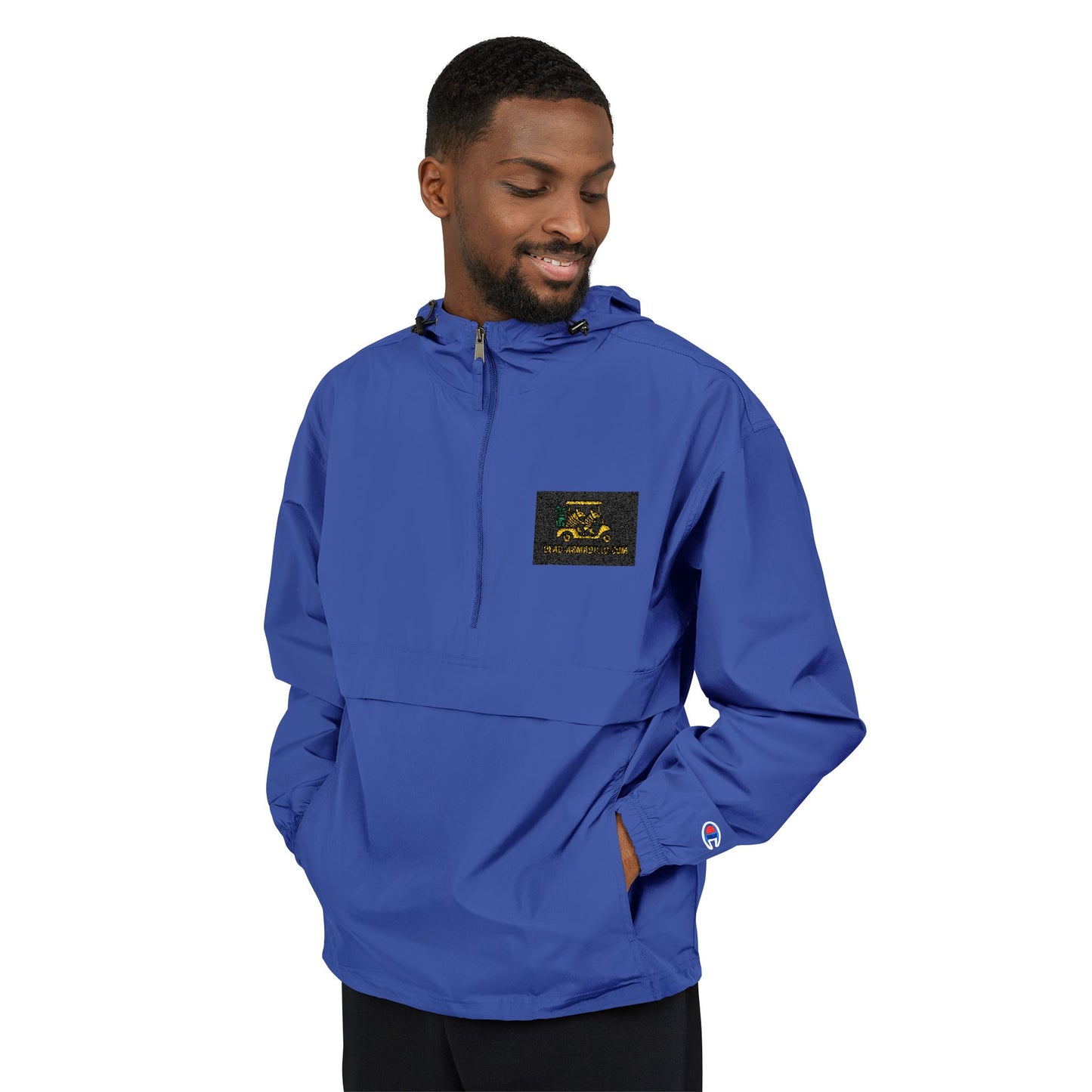 Anorak Jacket | Champion 1720TU | Custom Embroidered | Golf themed | Dead-Armadillo.com™