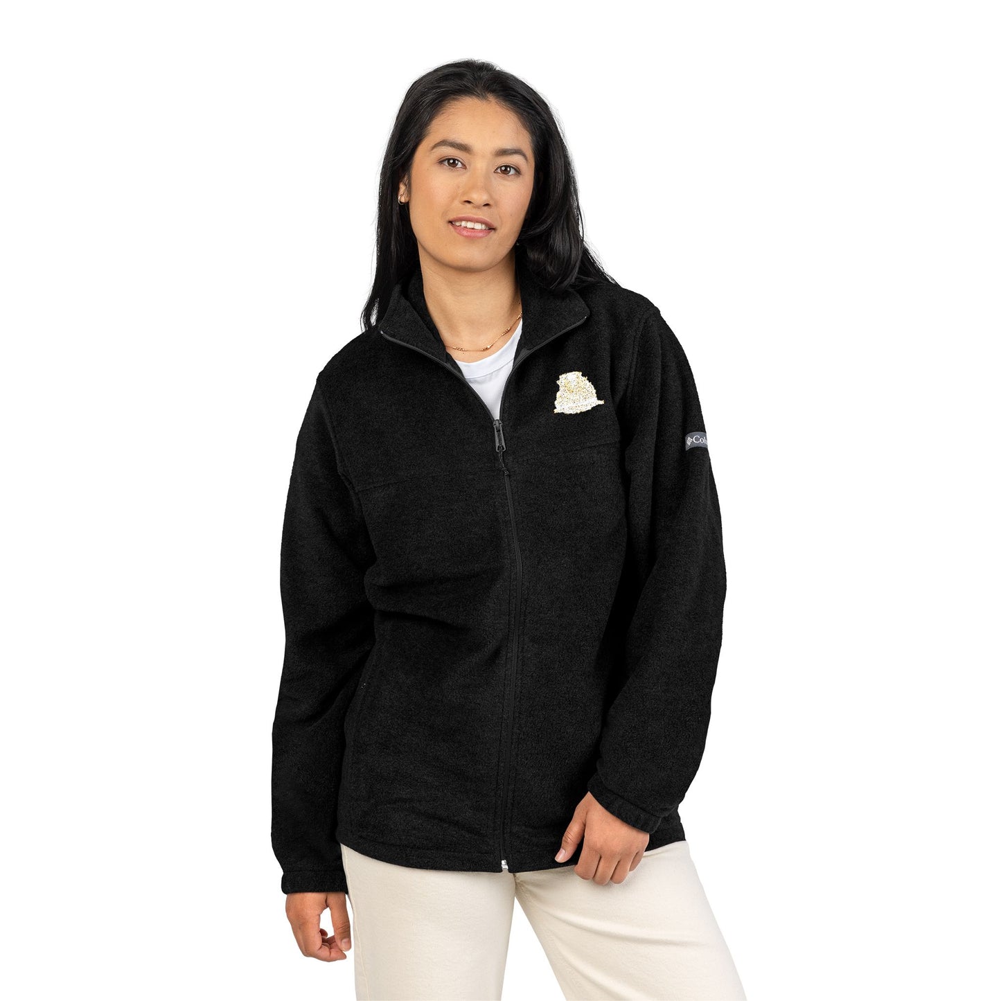 Women's Columbia Fleece Jacket | Custom Embroidered Golf Design | Quarter-Zip Pullover | Dead-Armadillo.com™