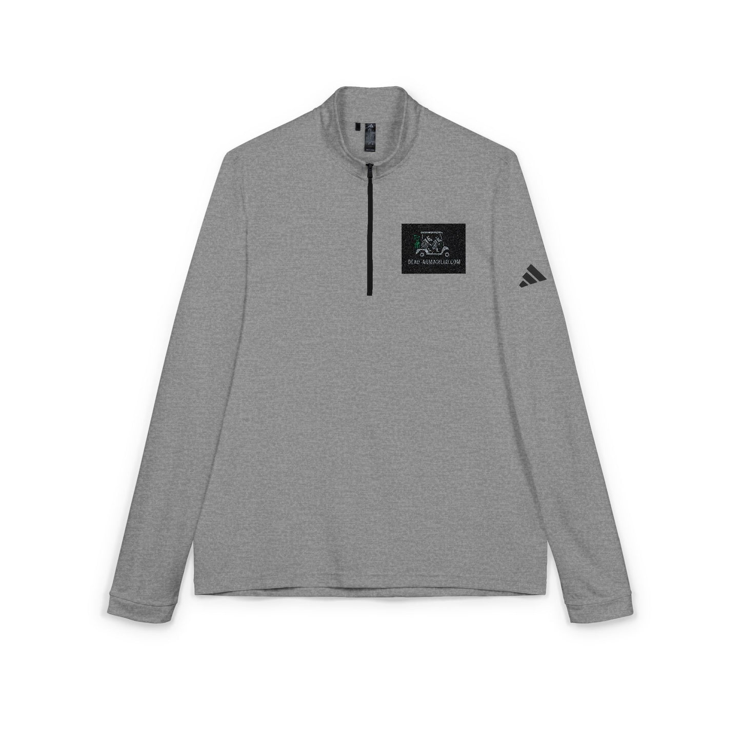 Quarter-Zip Pullover Men's | Adidas A401 | Custom Embroidered | Golf Themed