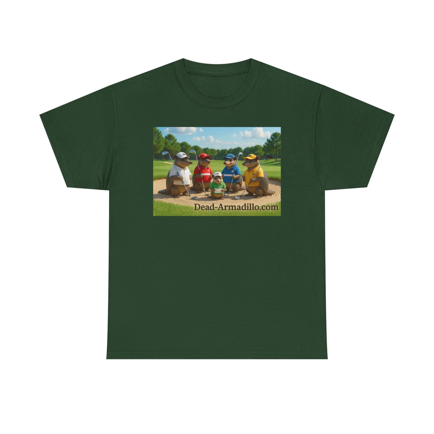 "Armadillo Golf T-Shirt | Funny Golf Gift | Great Day Group Photo Tee | Casual Wear| Birthday Celebrations | Unique Gift Idea | Graphic Tee"