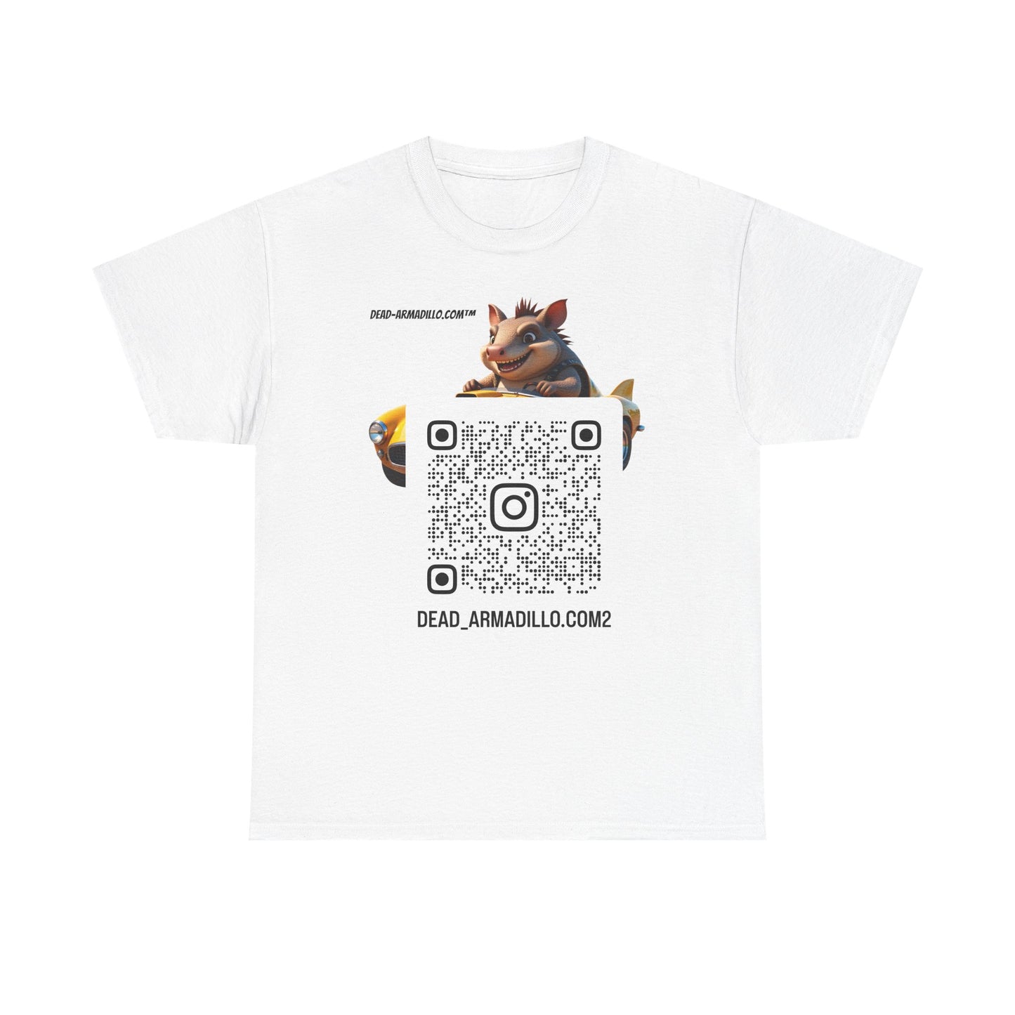 Dead-Armadillo.com™ | Unique Race Day Apparel | Funny Graphic | Cotton Shirt for Car Lovers