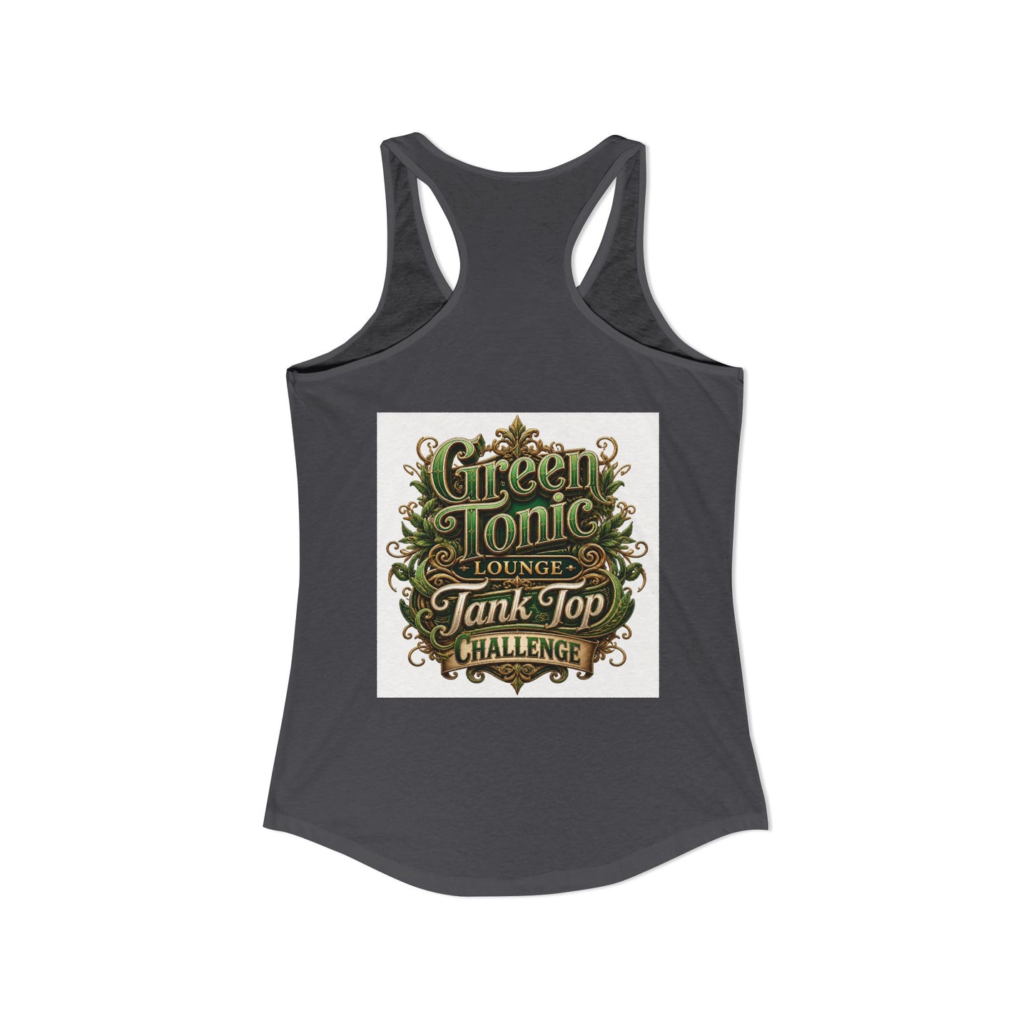 Women's 2-Sided Green Tonic Lounge | Racerback Tank |Dead-Armadillo™