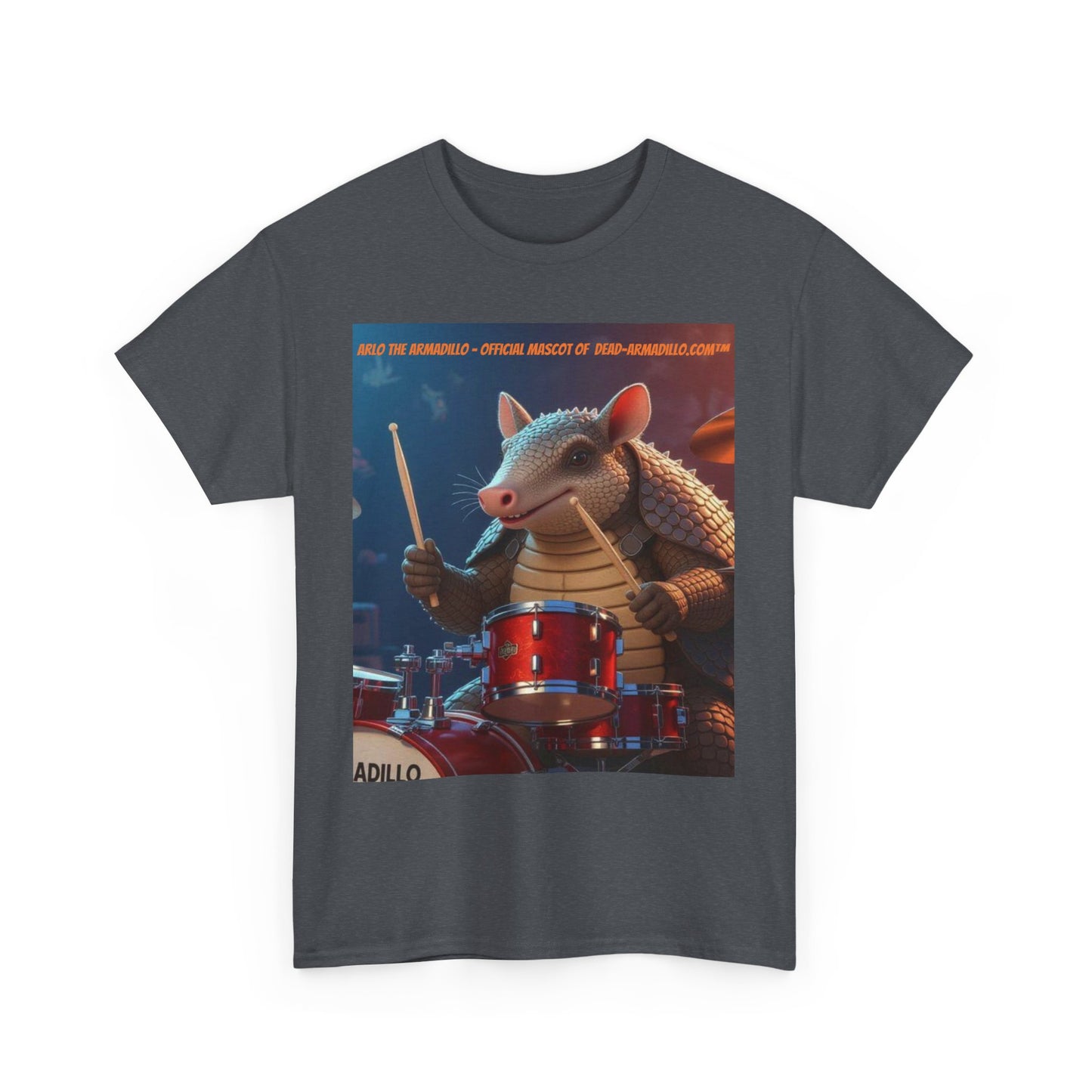 Arlo the Drumming Armadillo | Official Business Mascot | T-Shirt