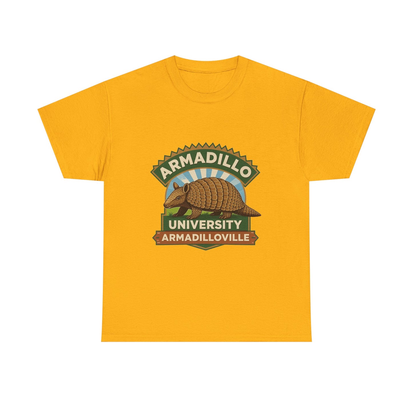 Unisex | Armadillo University Tee | Armadilloville | Custom Armadillo | College Shirt